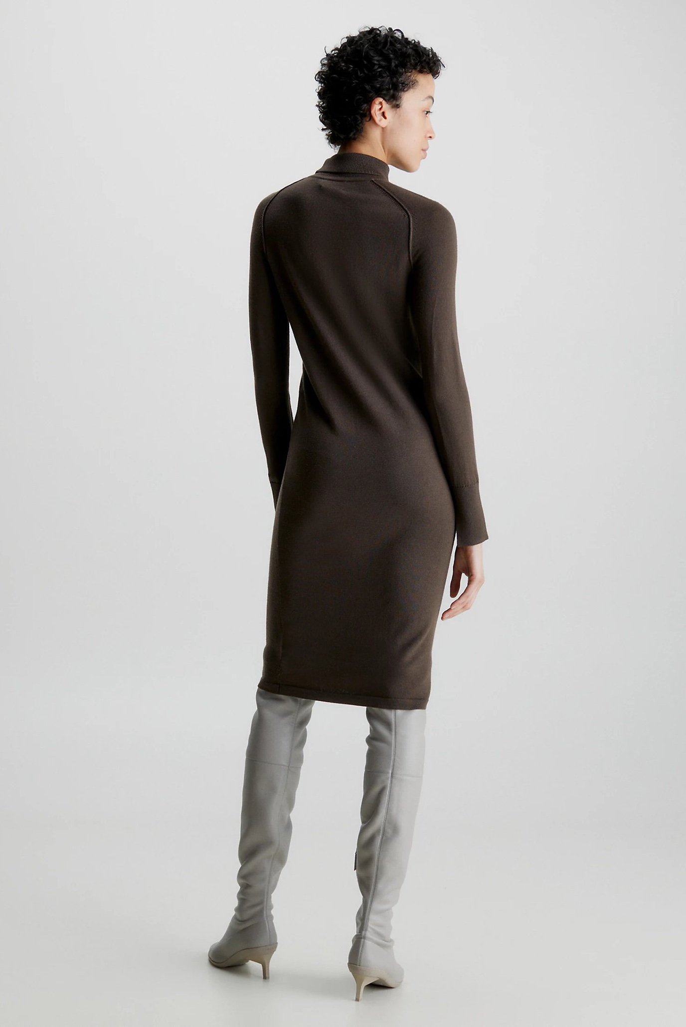 Платье EXTRA FINE WOOL HIGH-NK DRESSCalvin Klein Платье EXTRA FINE WOOL HIGH-NK DRESS 3