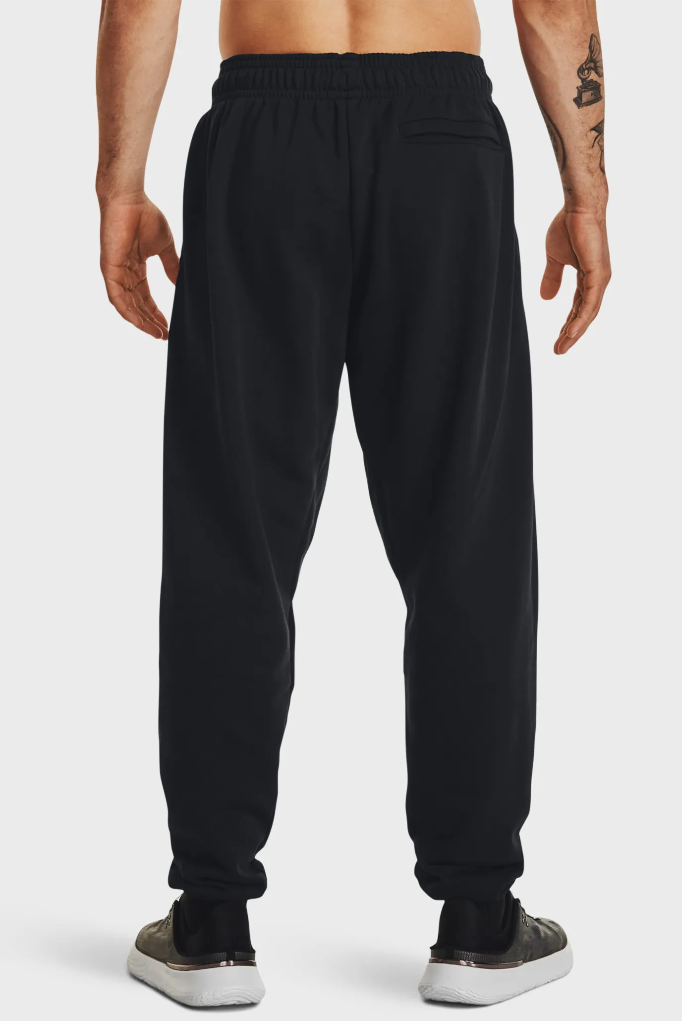 Мужские черные спортивные брюки UA HW Terry Rose Joggers 3