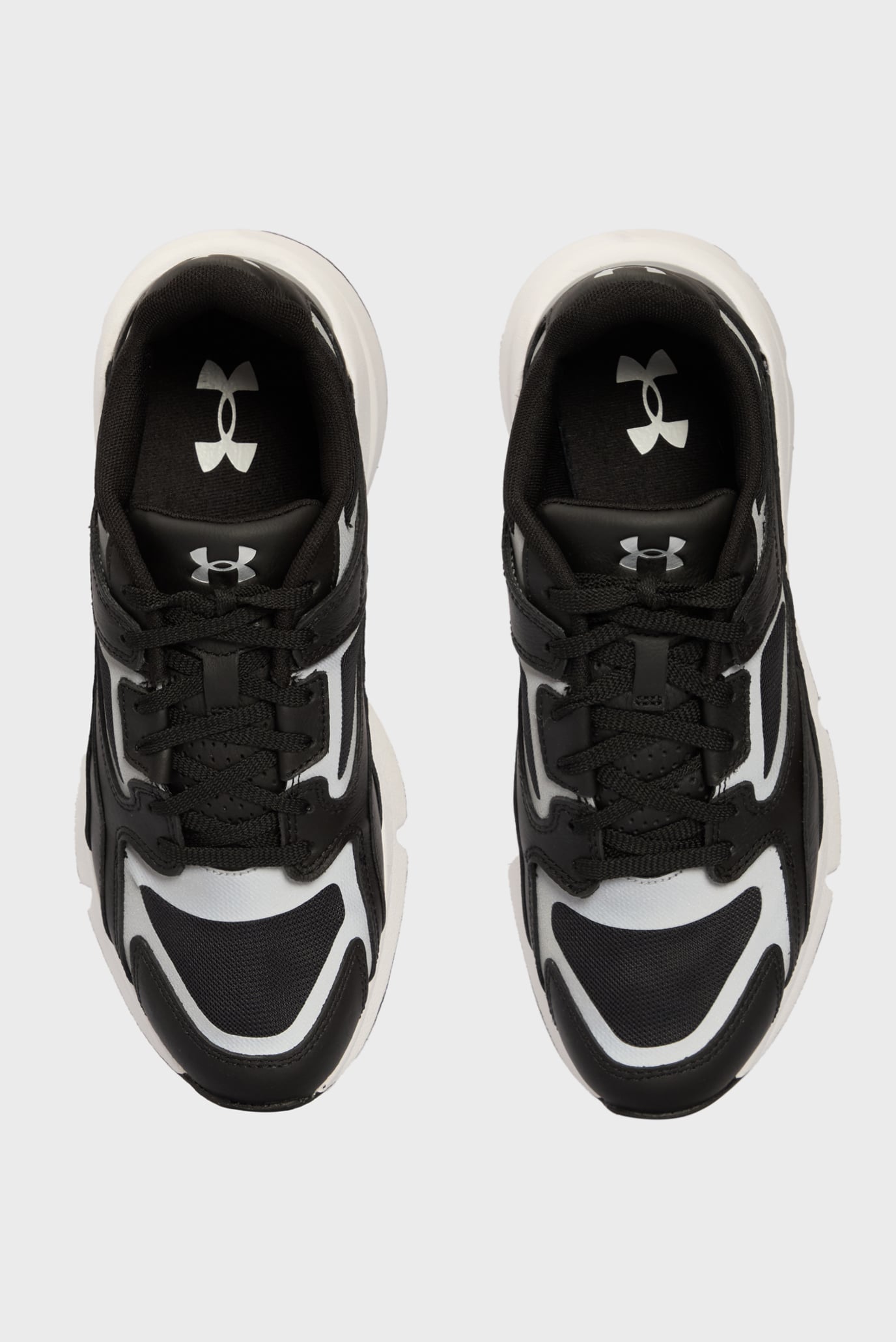 Черные кожаные кроссовки UA Forge 96 LEATHER reissue 4