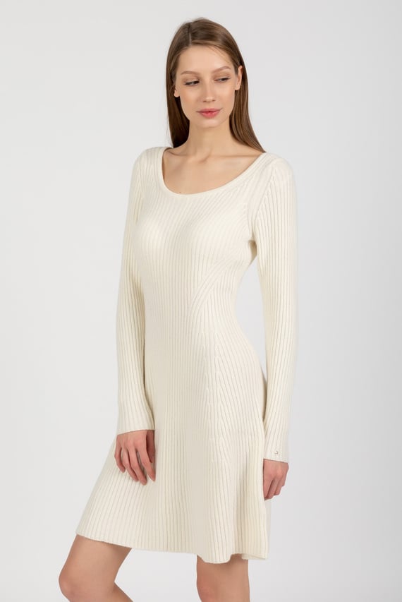 Платье FIT&FLARE SCOOP NECK RIBS DRESS