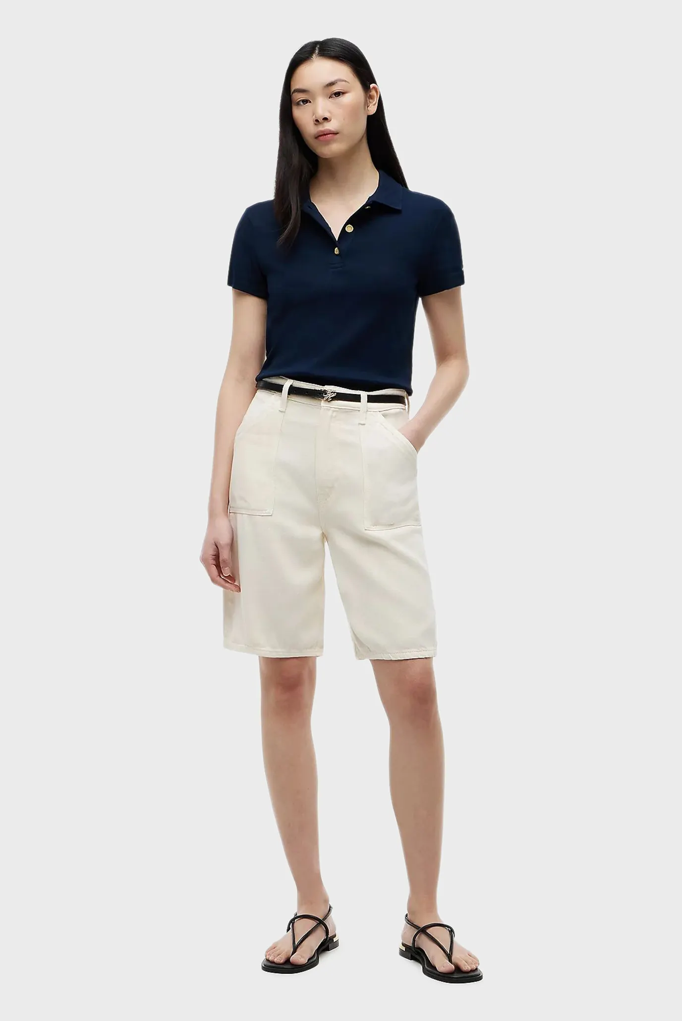 Поло GOLD BUTTON SLIM SS POLO 2