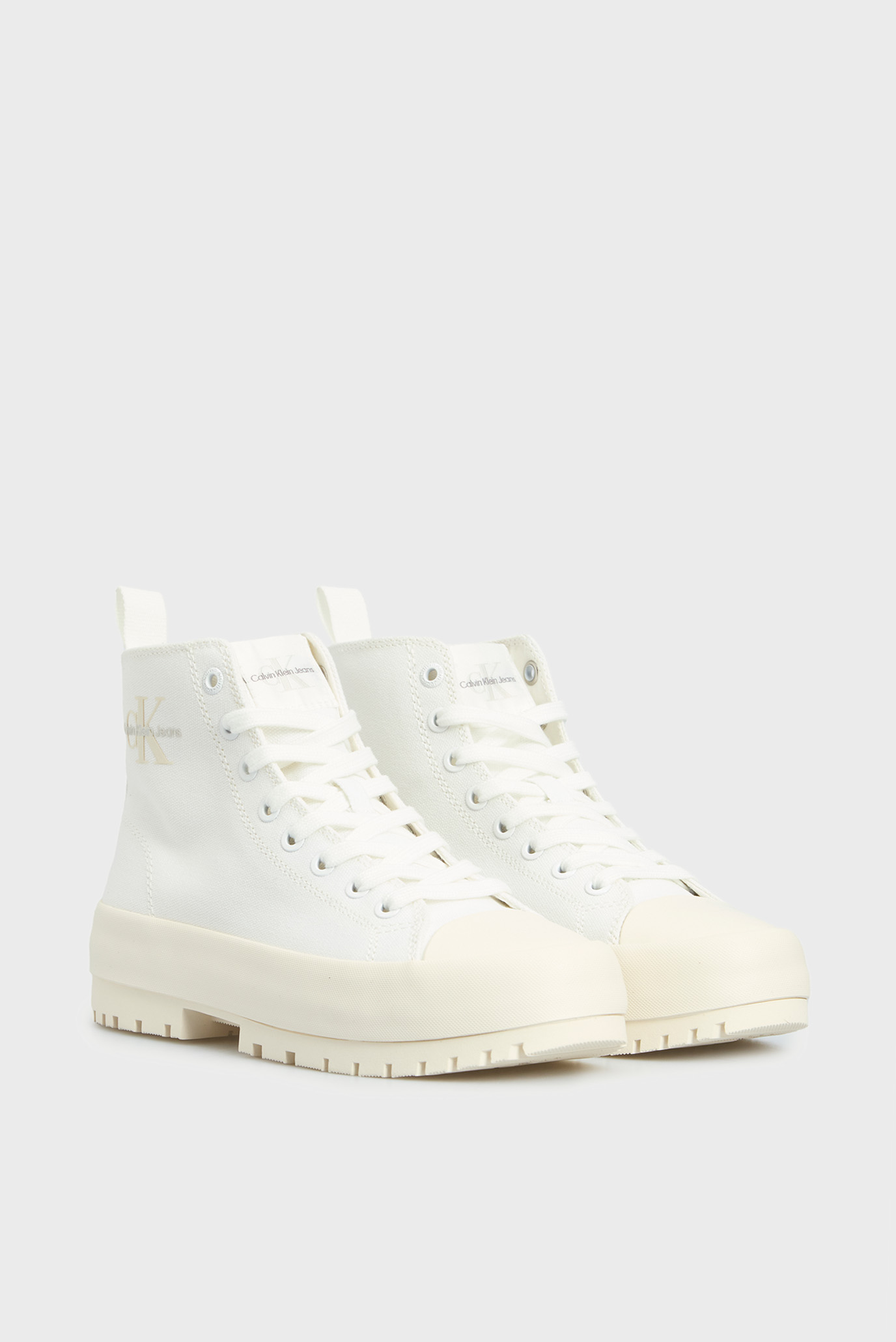 Женские белые кеды LUGGED HYBRID LACEUP MID 4