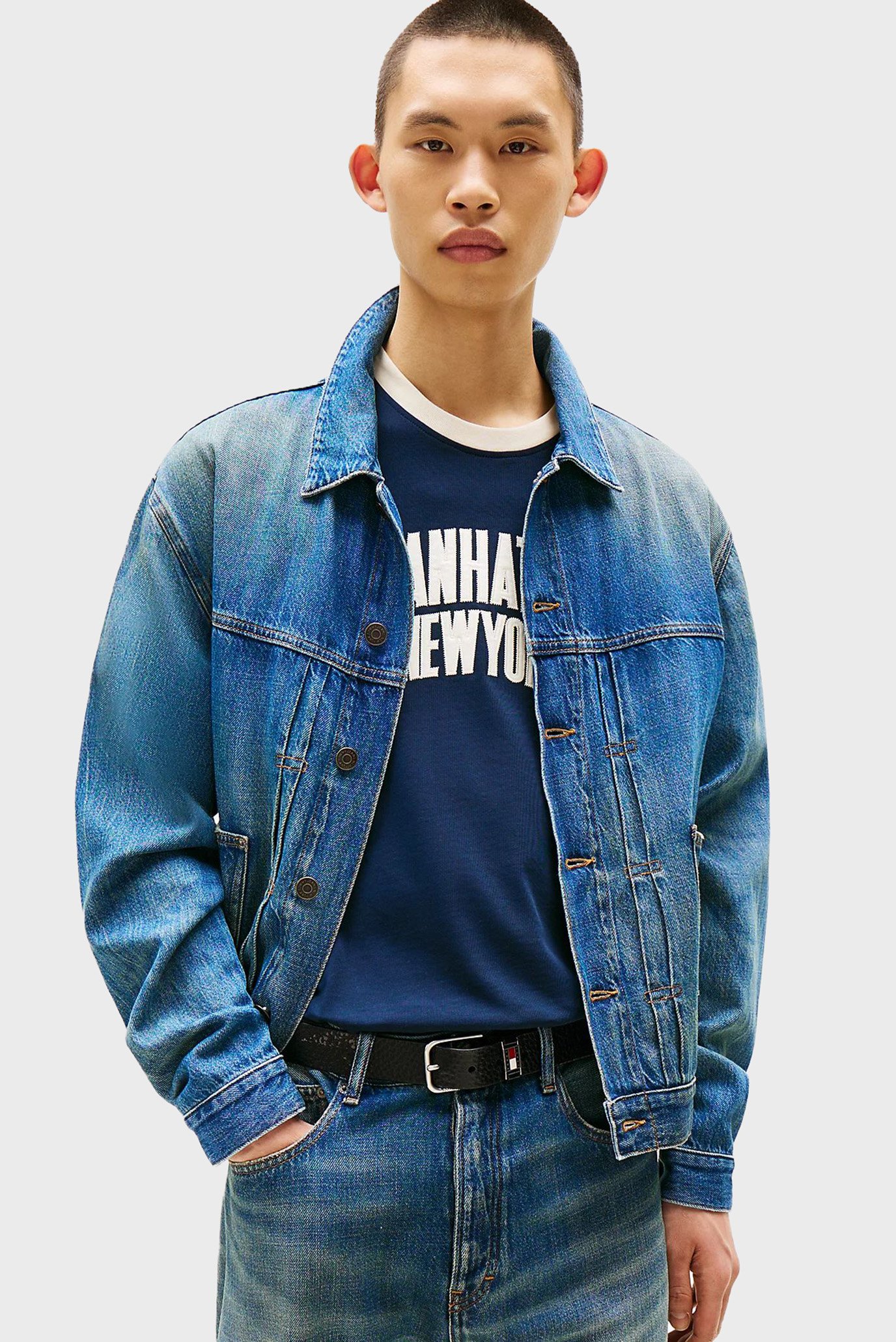 Куртка джинсовая PLEATED TRUCKER JACKET CI2037 1
