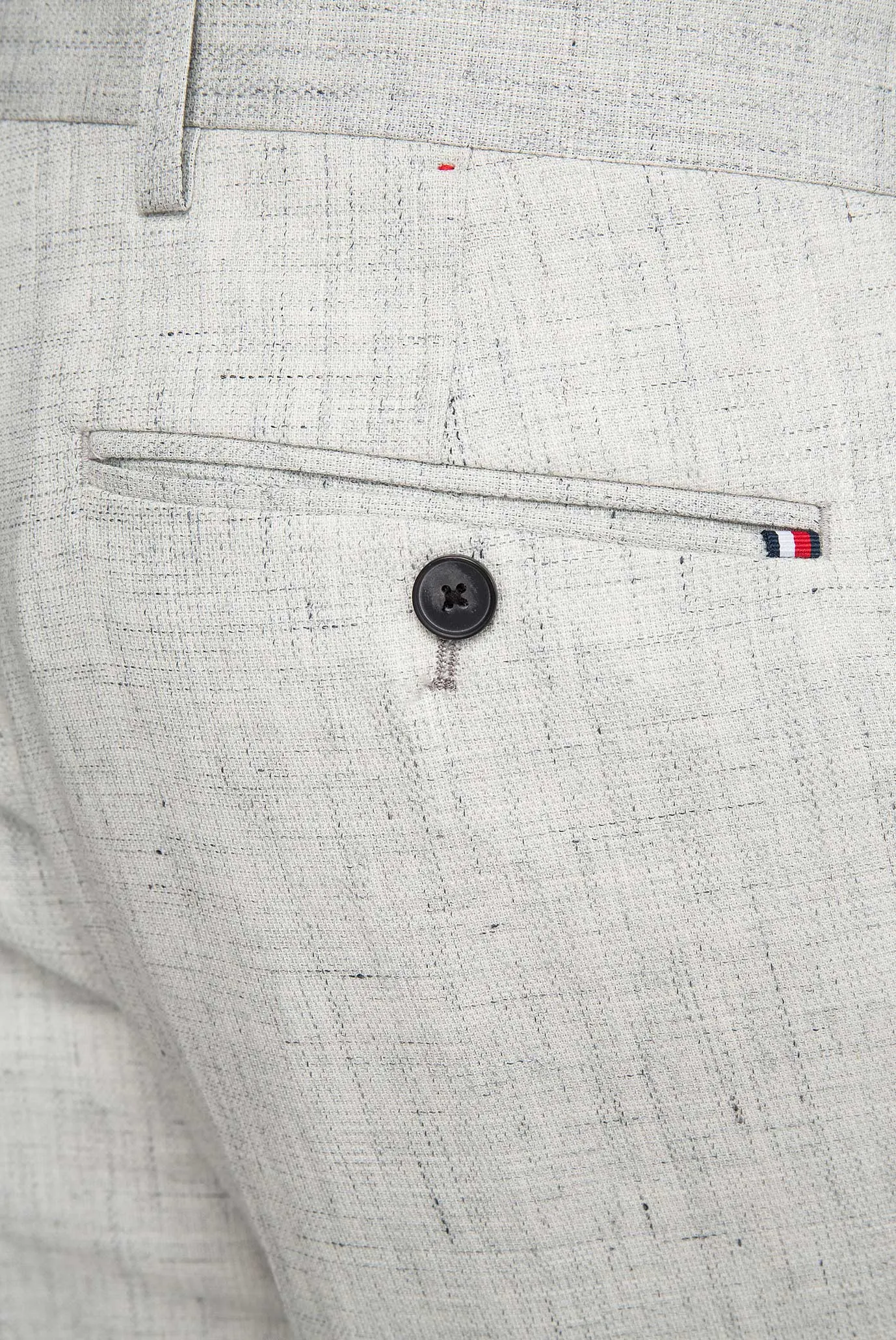 Мужские серые брюки SLIM FIT LINEN BLEND 10