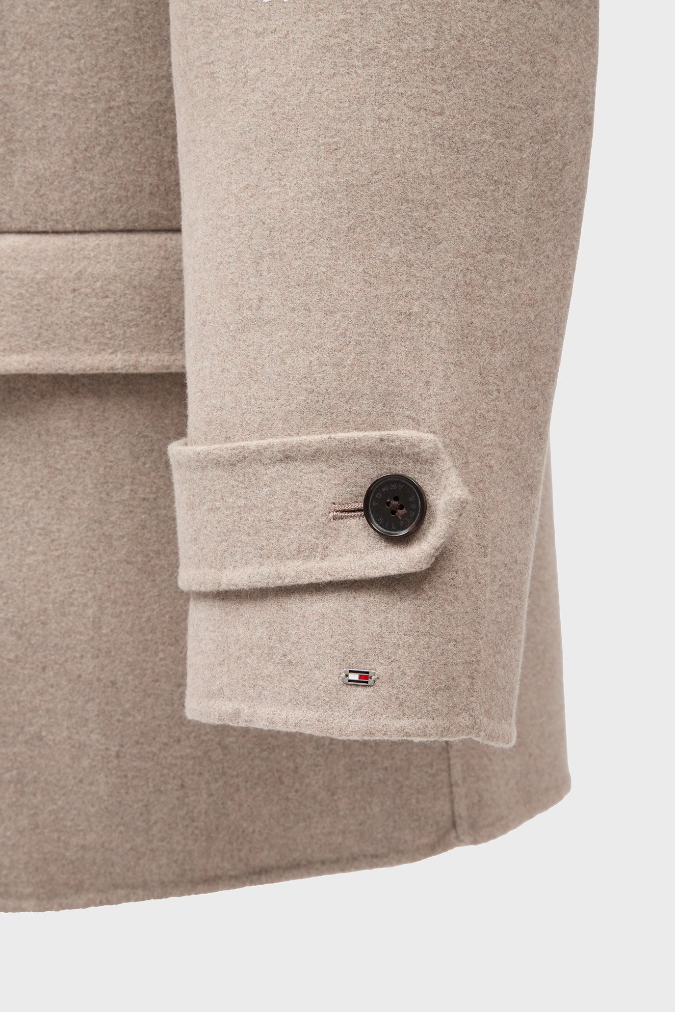 Женское бежевое шерстяное пальто MD DF WOOL BLEND LONG JACKET 3