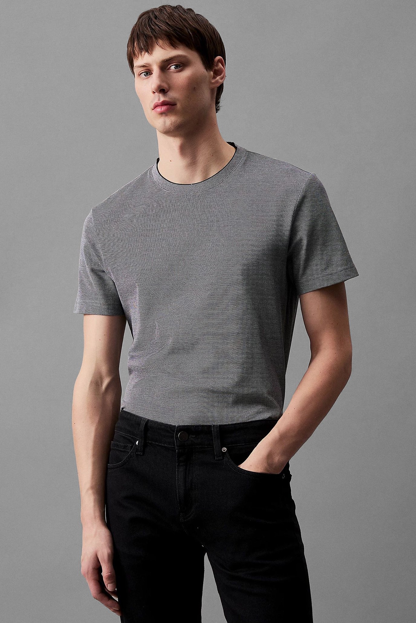 Футболка/OXFORD TWO TONE LIGHTW T-SHIRT 1