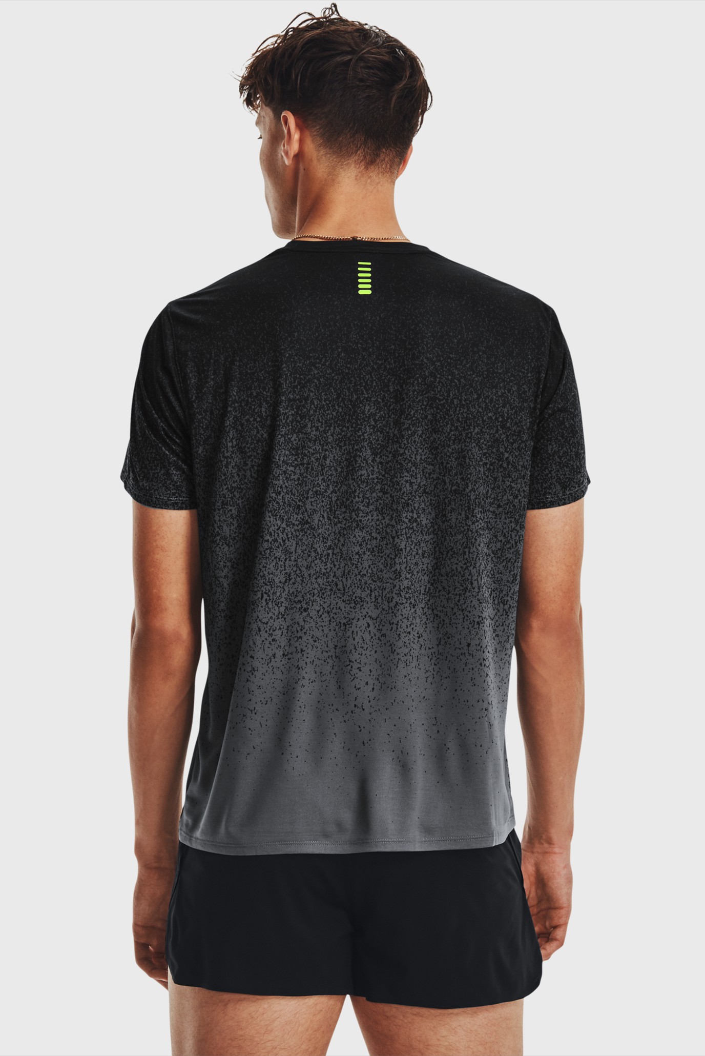 Мужская черная футболка UA RUSH CICADA SHORTSLEEVE 8