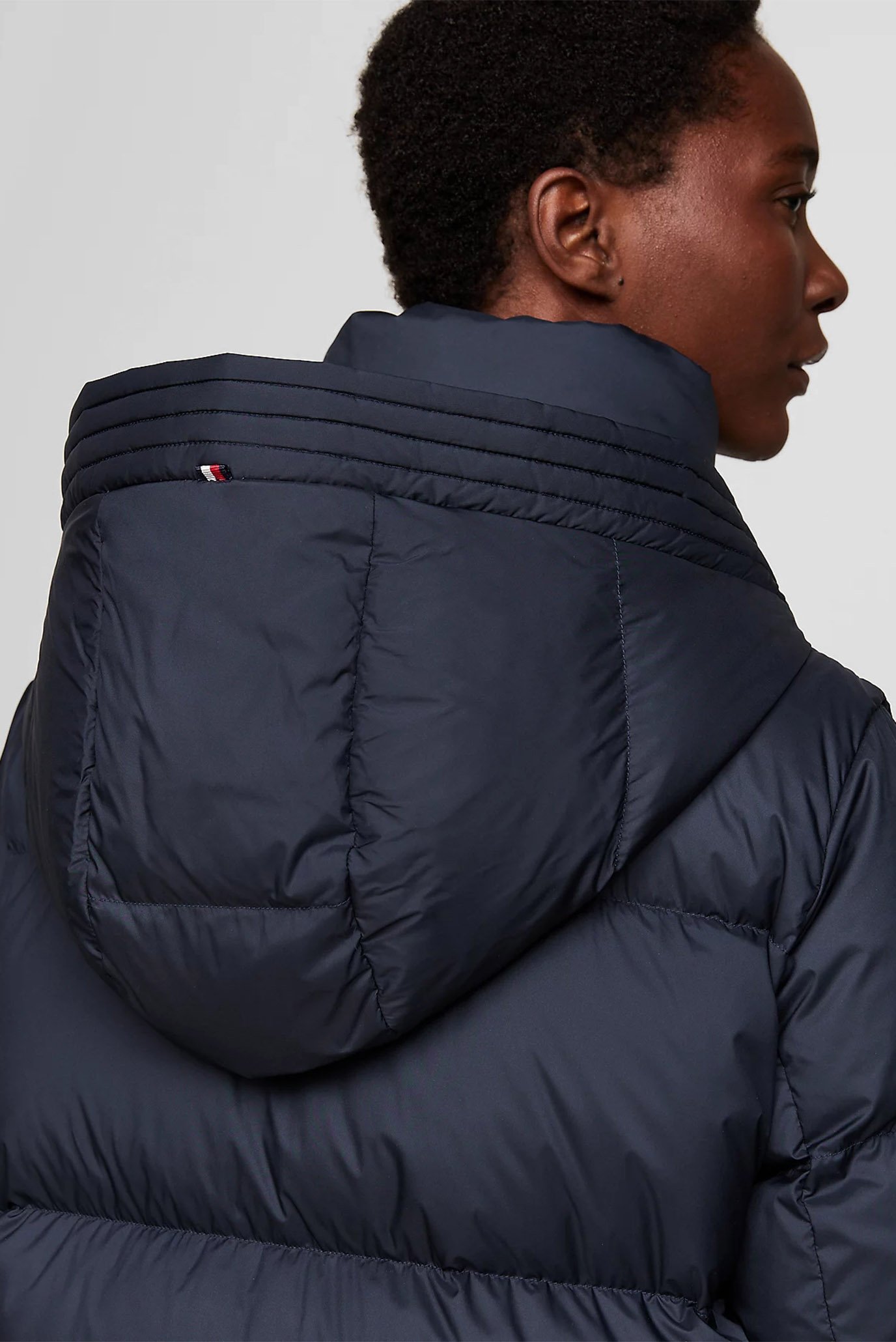 Женский темно-синий пуховик HW DOWN CASUAL MAXI 4