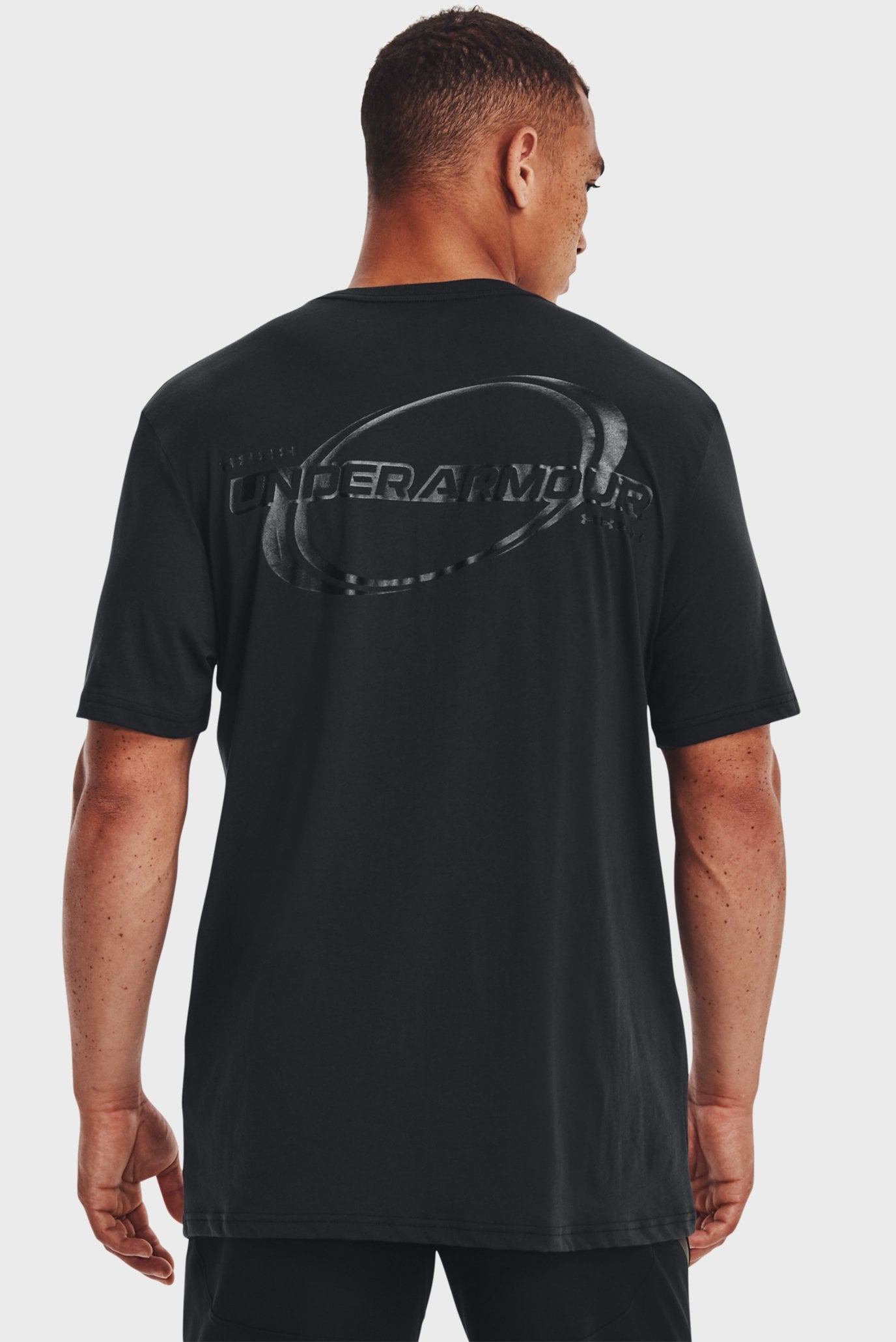 Мужская черная футболка UA SPORTSTYLE NOVELTY SS 3