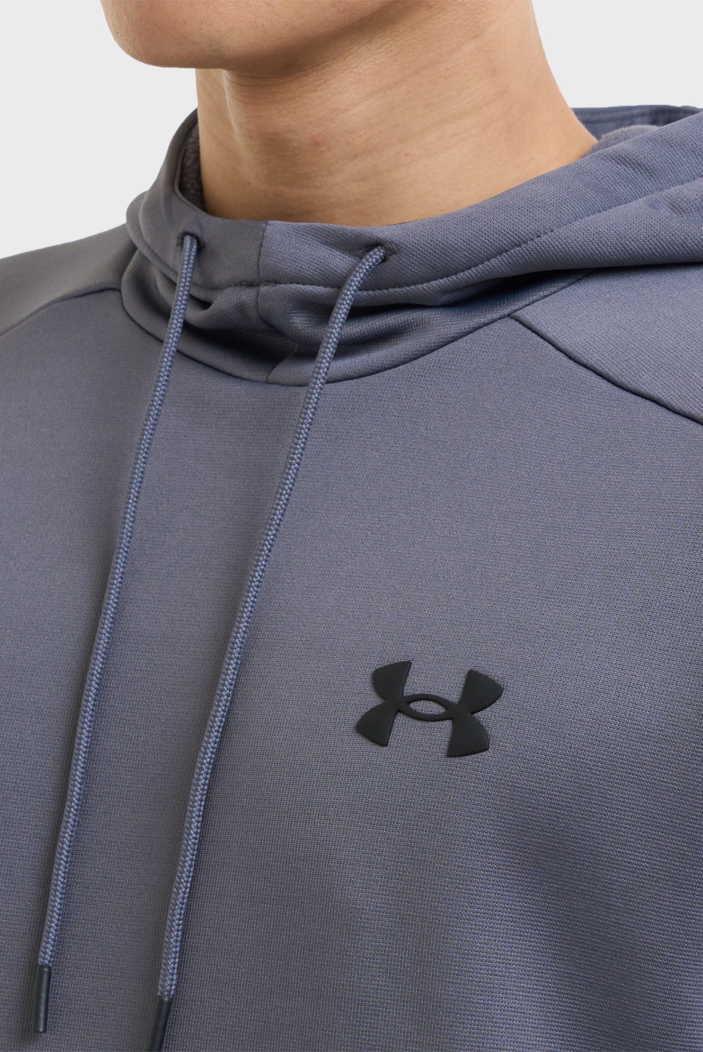 Мужское серое худи UA Armour Fleece Hoodie 6