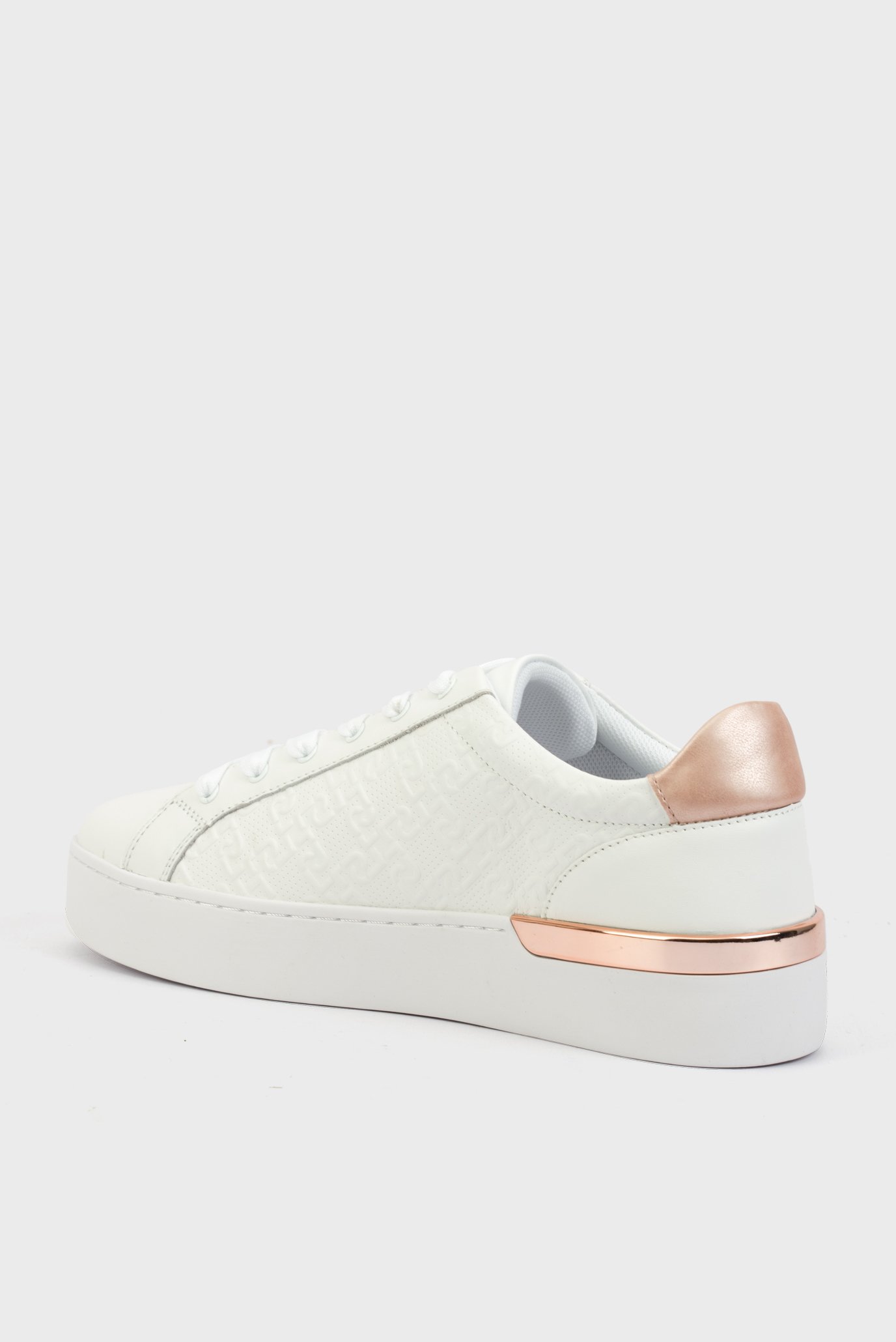 Кеды SILVIA 70 - SNEAKER CALF LEATHER MONOGRA WHITE 3