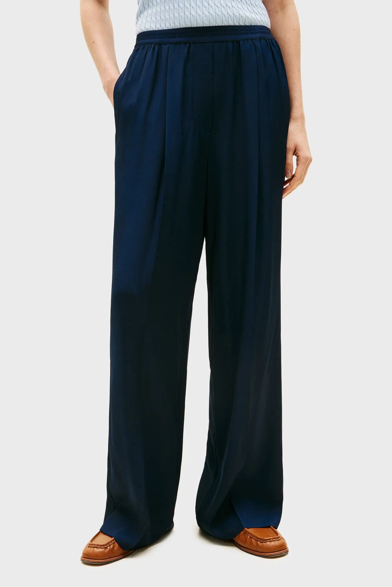 Штаны VISCOSE TWILL PULL ON LOOSE STR 1