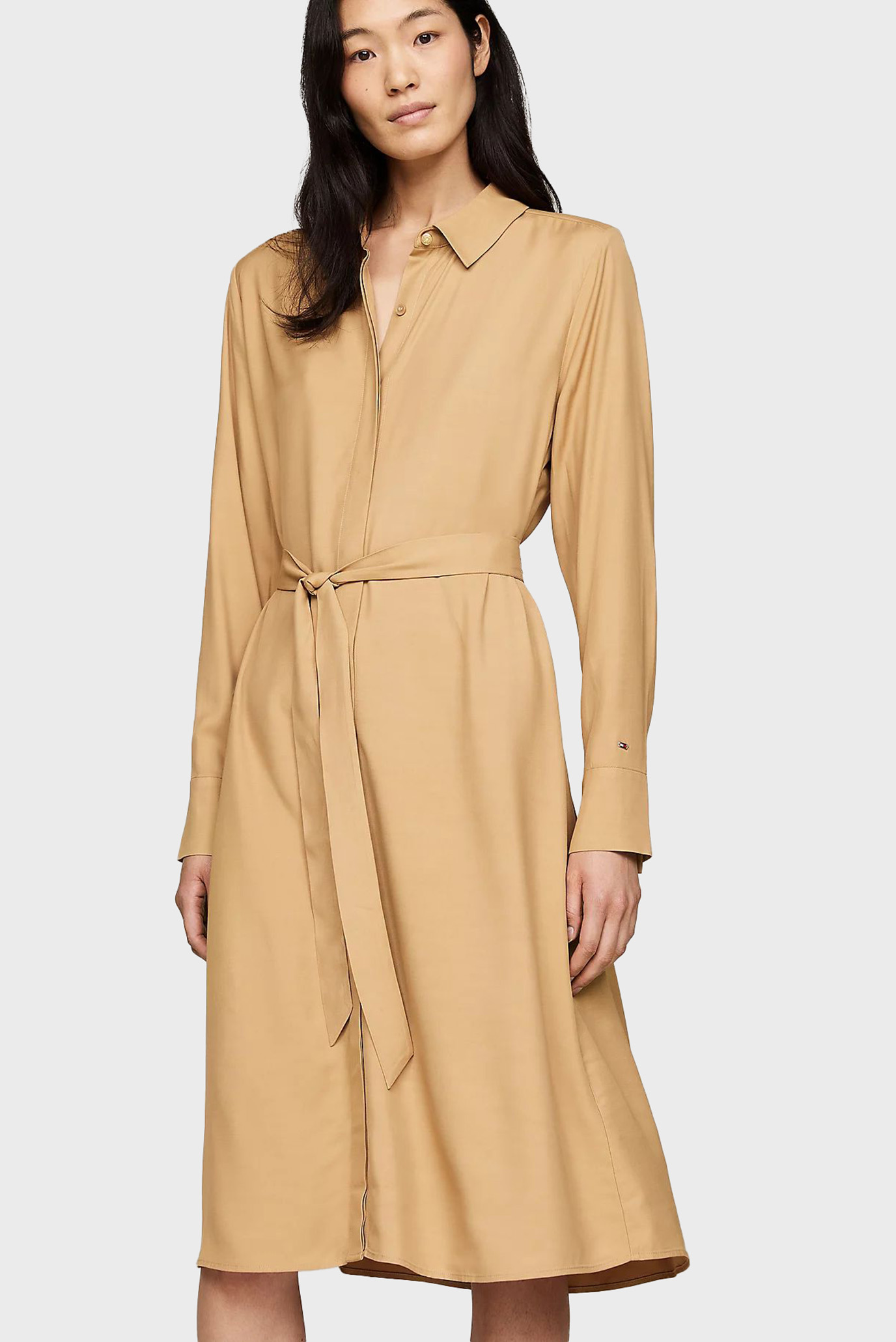 Платье FLUID VISCOSE SHIRT DRESS 3