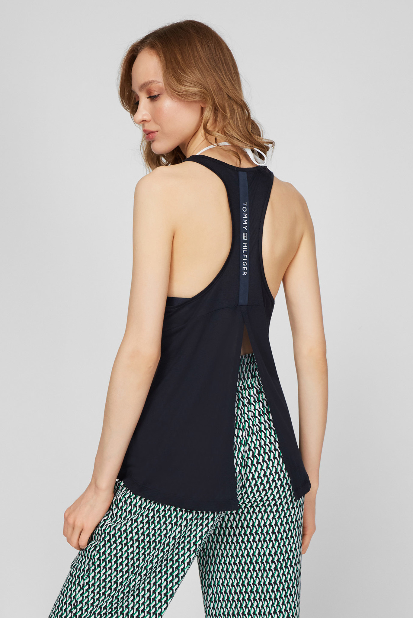 Женский темно-синий топ 4