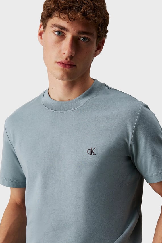 Мужская синяя футболка HEAVY REGULAR TEE