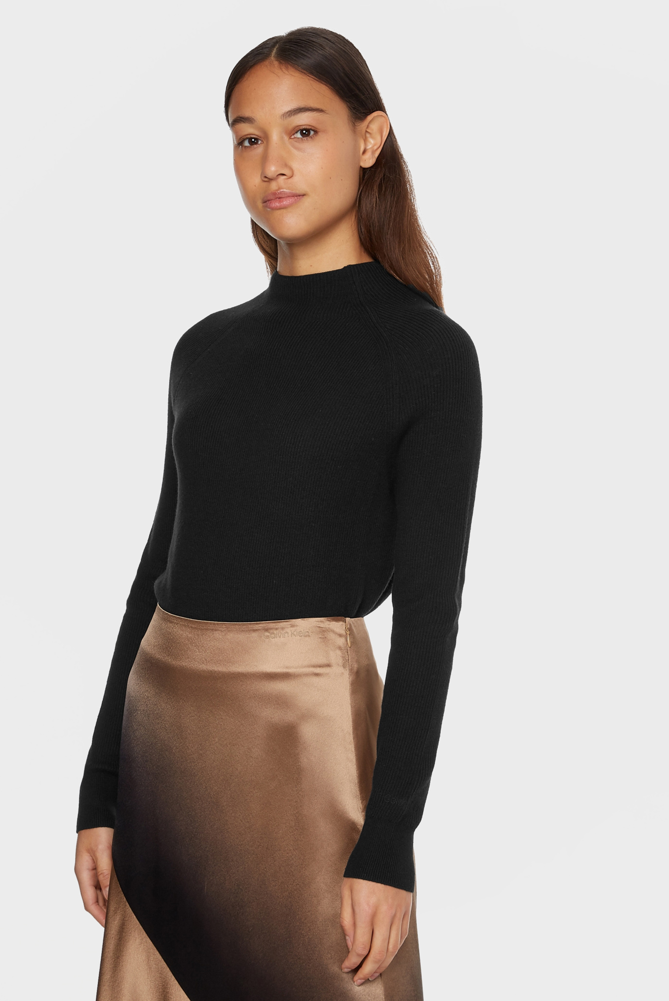 Свитер RIB MOCK NECK SWEATERCalvin Klein Свитер RIB MOCK NECK SWEATER 7