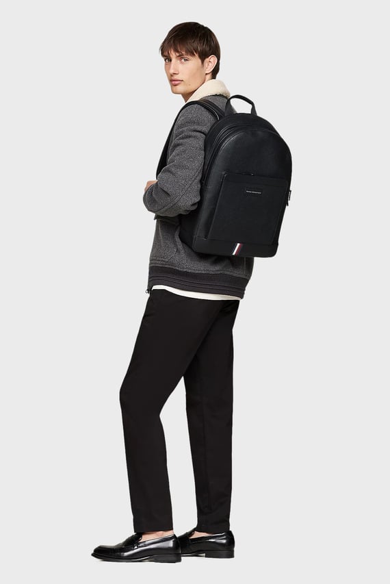Мужской черный рюкзак TH BUSINESS BACKPACK