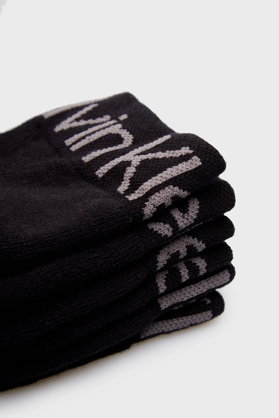 Носки CK MEN QUARTER 3P  LOGO WELT