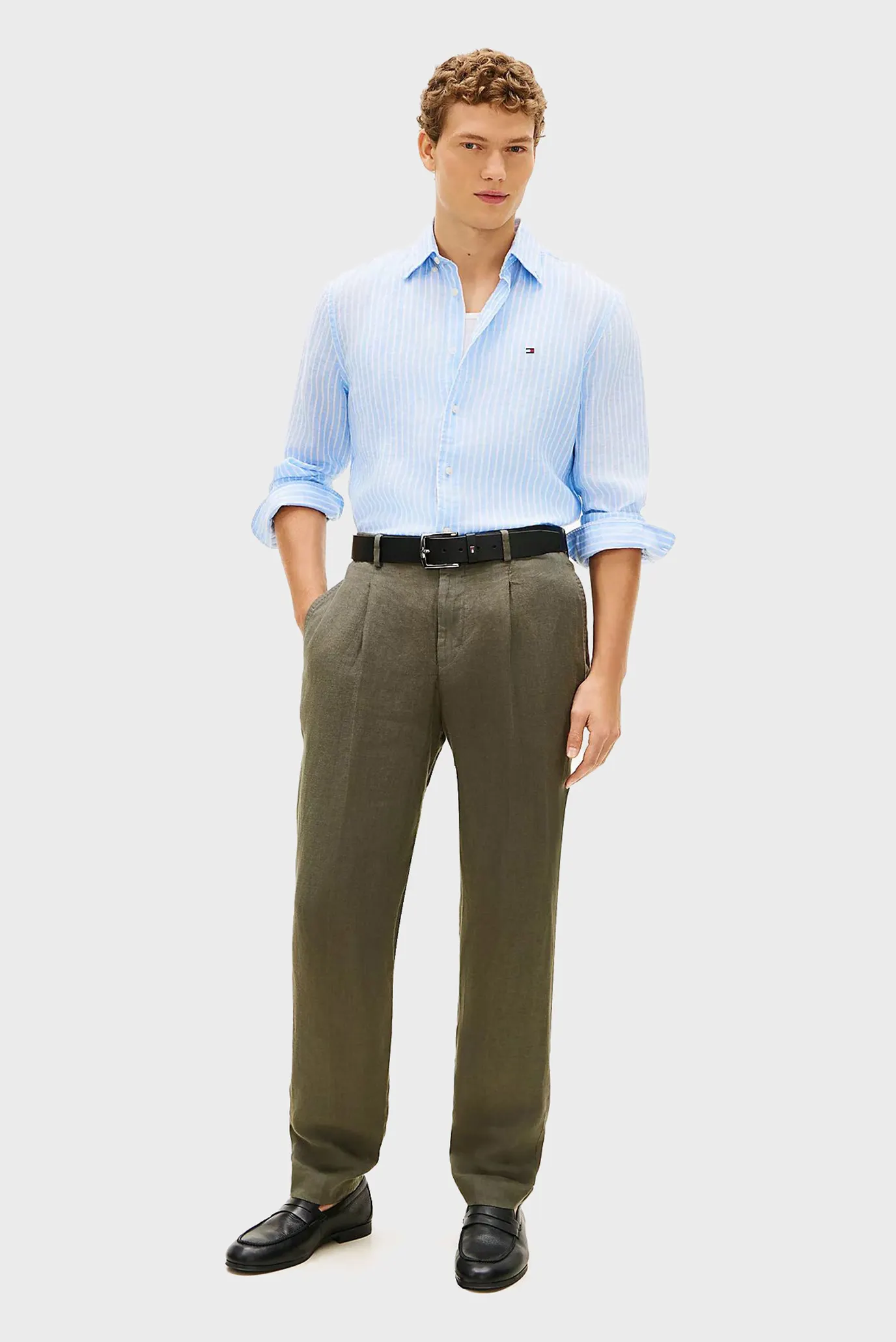 Рубашка LINEN BENGAL STRIPE RF SHIRT 2