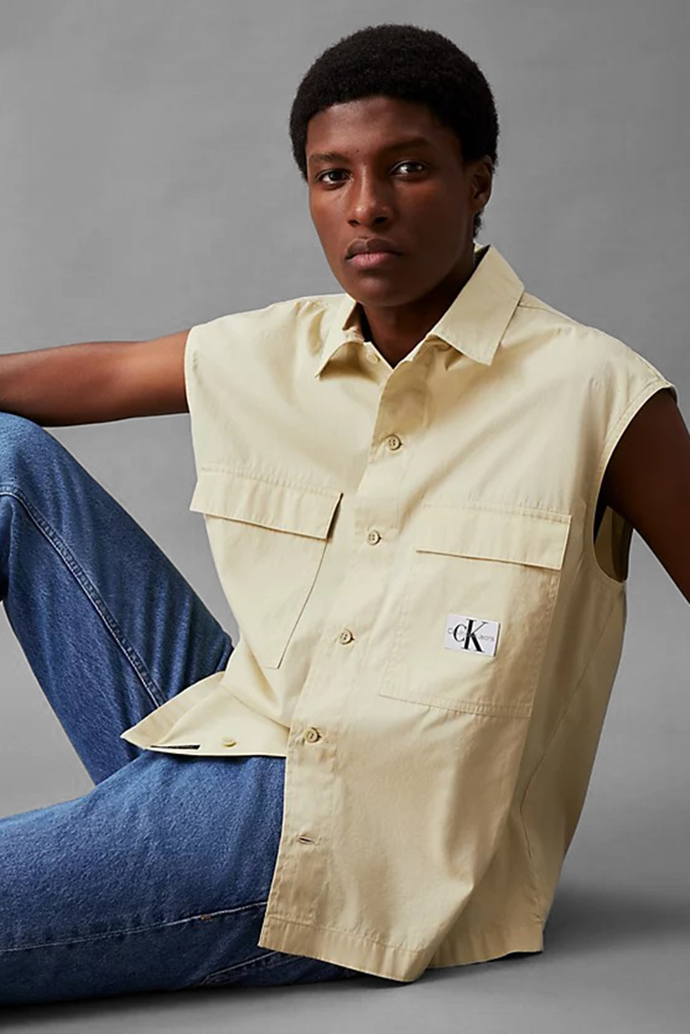 Рубашка с коротким рукавом SLEEVELESS POPLIN SHIRT 5