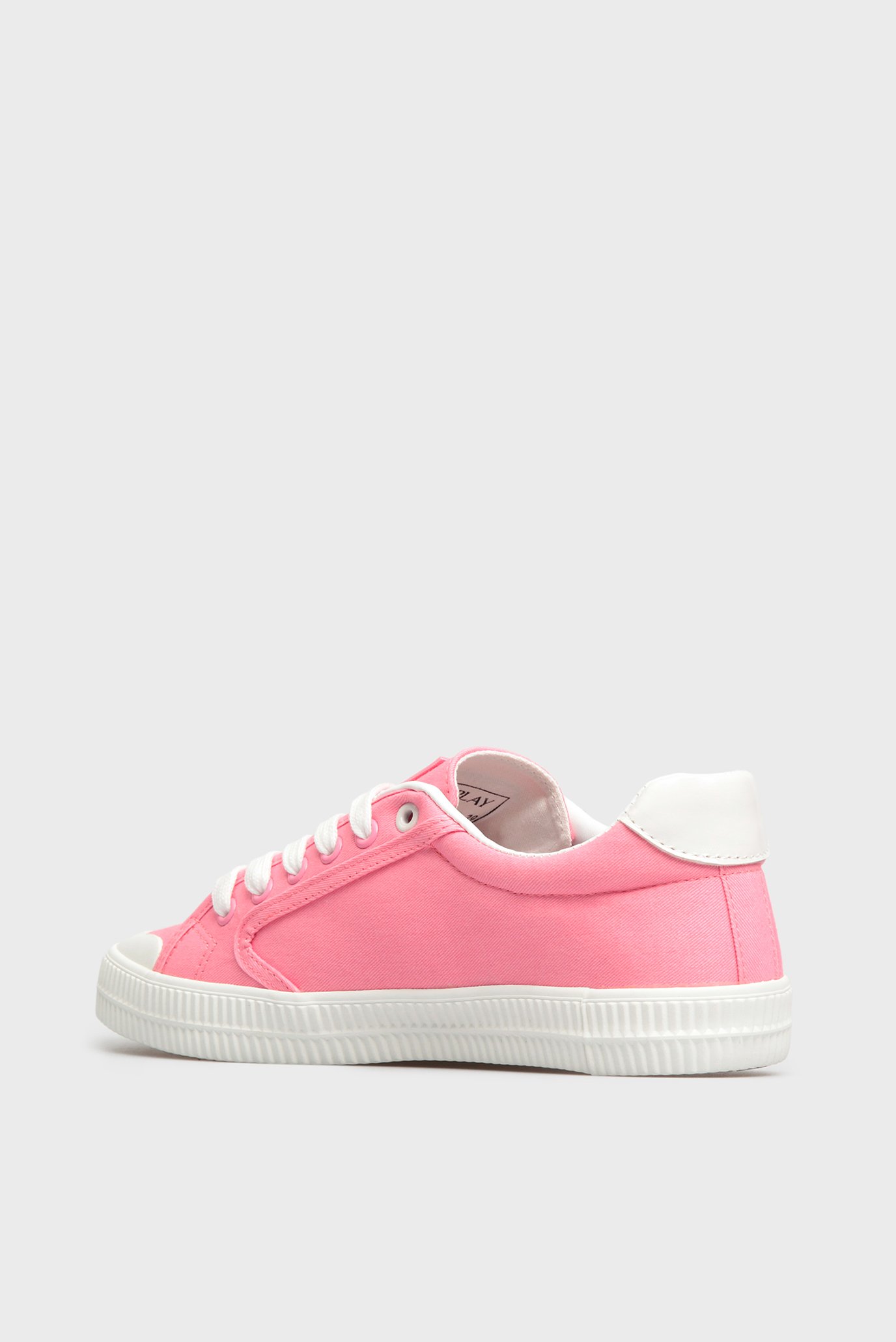 Женские розовые кеды 4