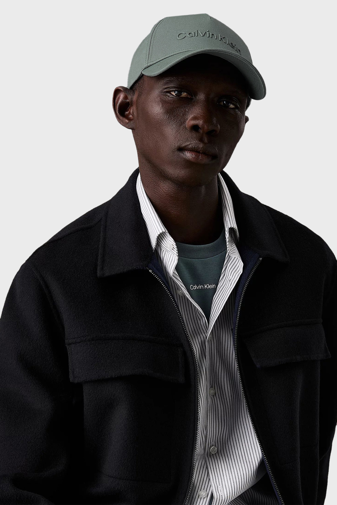 Мужская мятная кепка CK MUST BB CAP 2