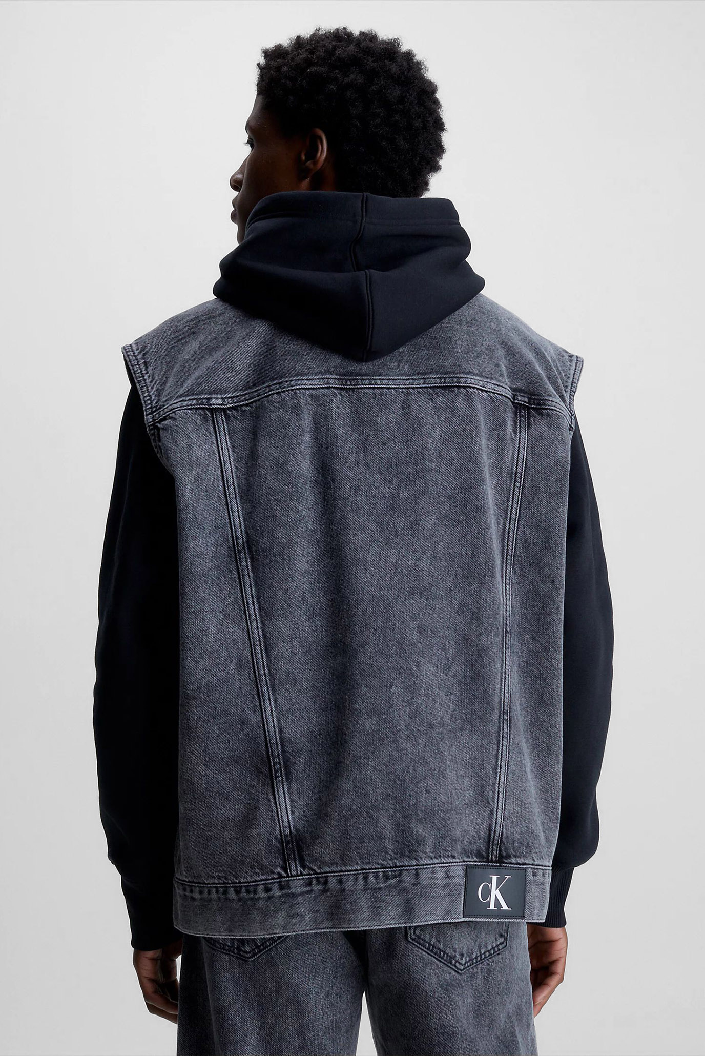 Жилет OVERSIZED ZIP DENIM VEST 4