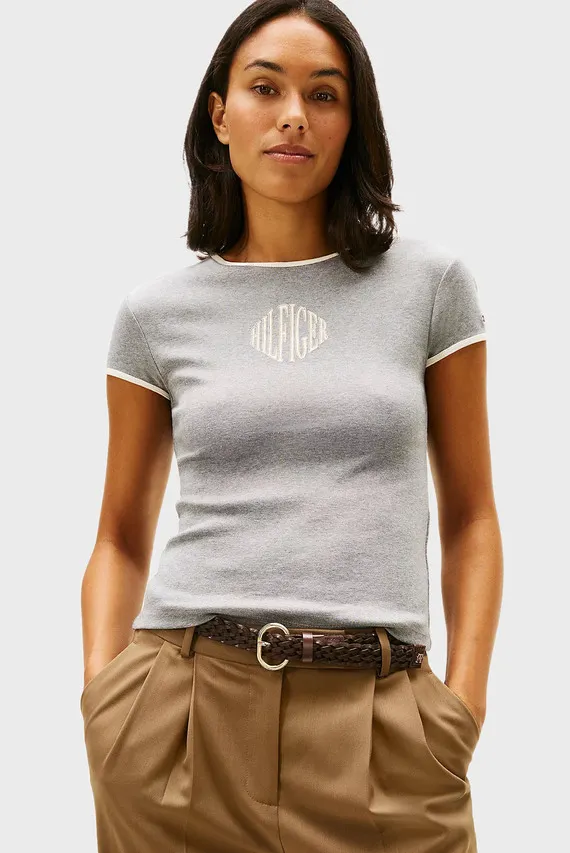 Футболка VARSITY SLIM RINGER TEE Tommy Hilfiger