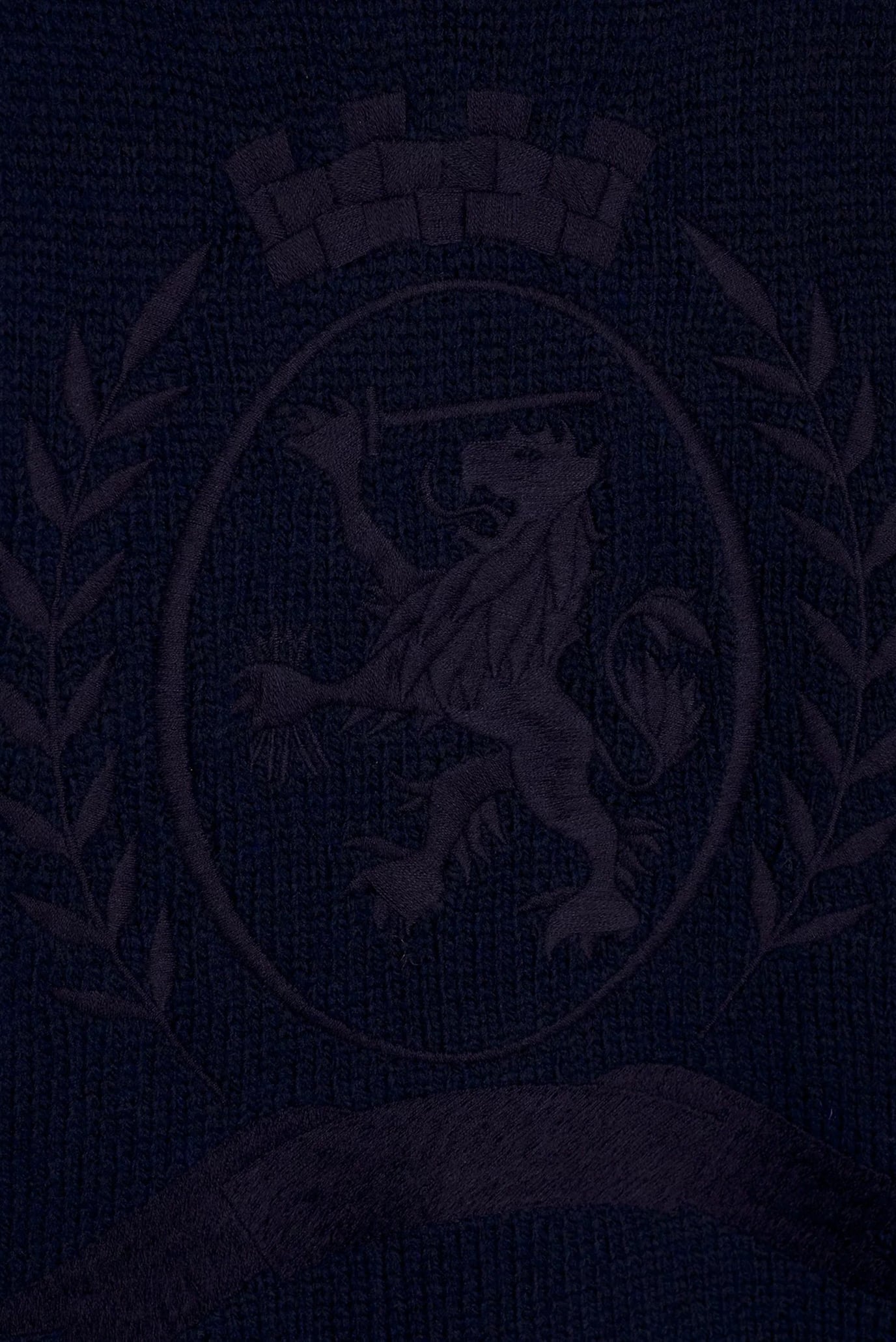 Мужской темно-синий свитер THC ARCHIVE CREST SWEATER 3