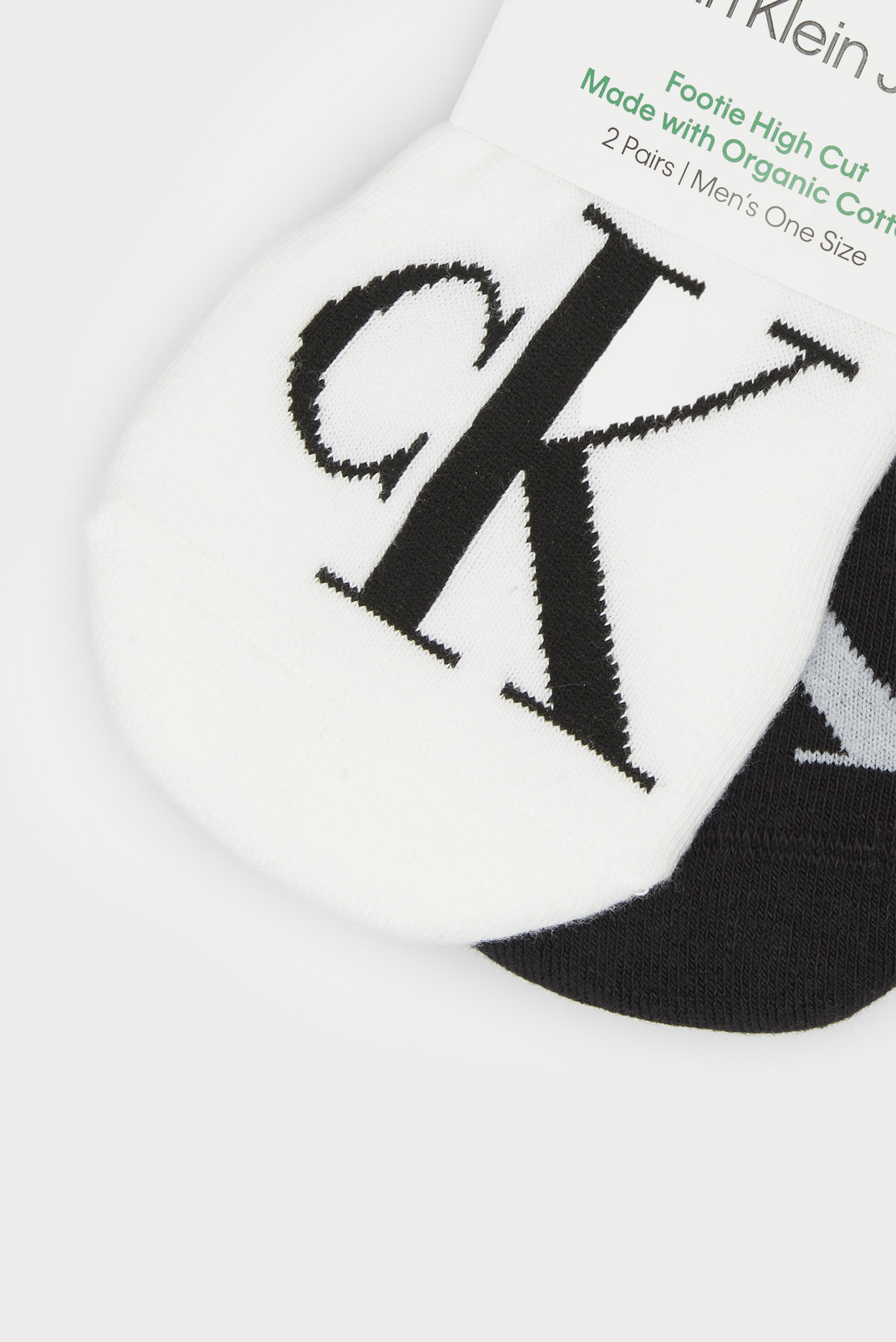 Следы CKJ MEN FOOTIE HIGH CUT 2P LOGO 5