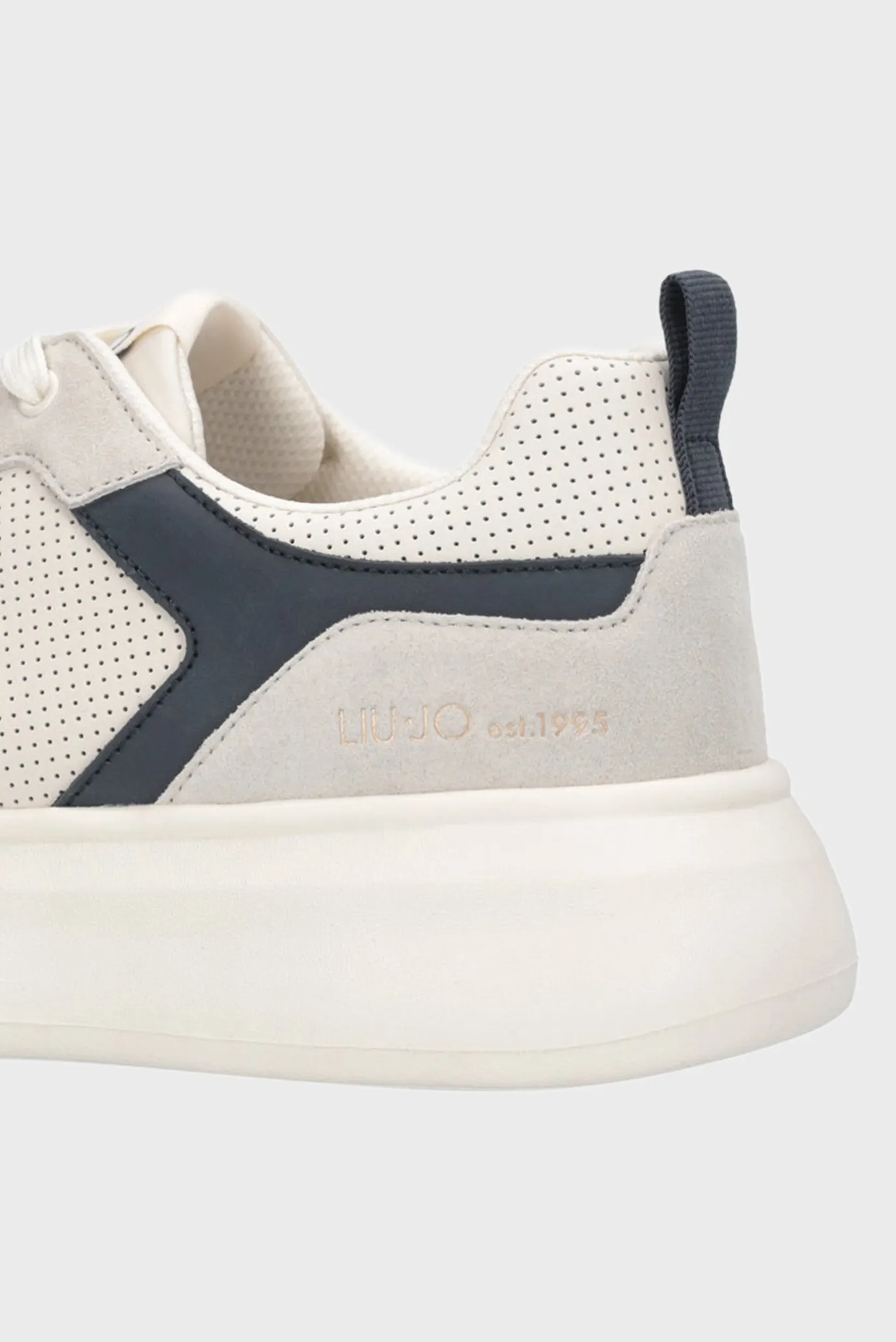 Кроссовки BIG 05 - SNEAKER COW SUEDE PERFORATED MILK BLUE 5