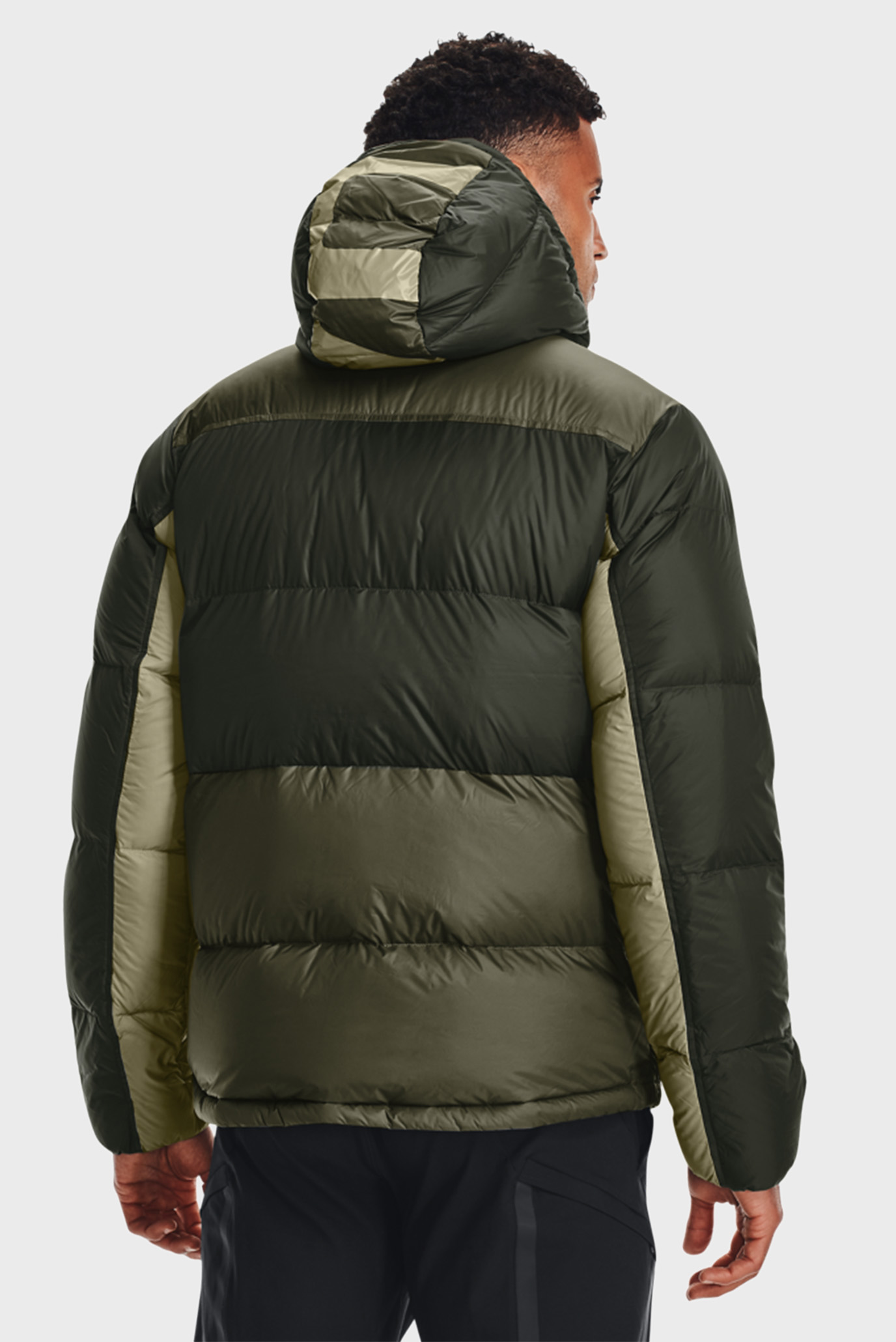 Мужской зеленый пуховик UA CGI Down Blocked Jkt 9