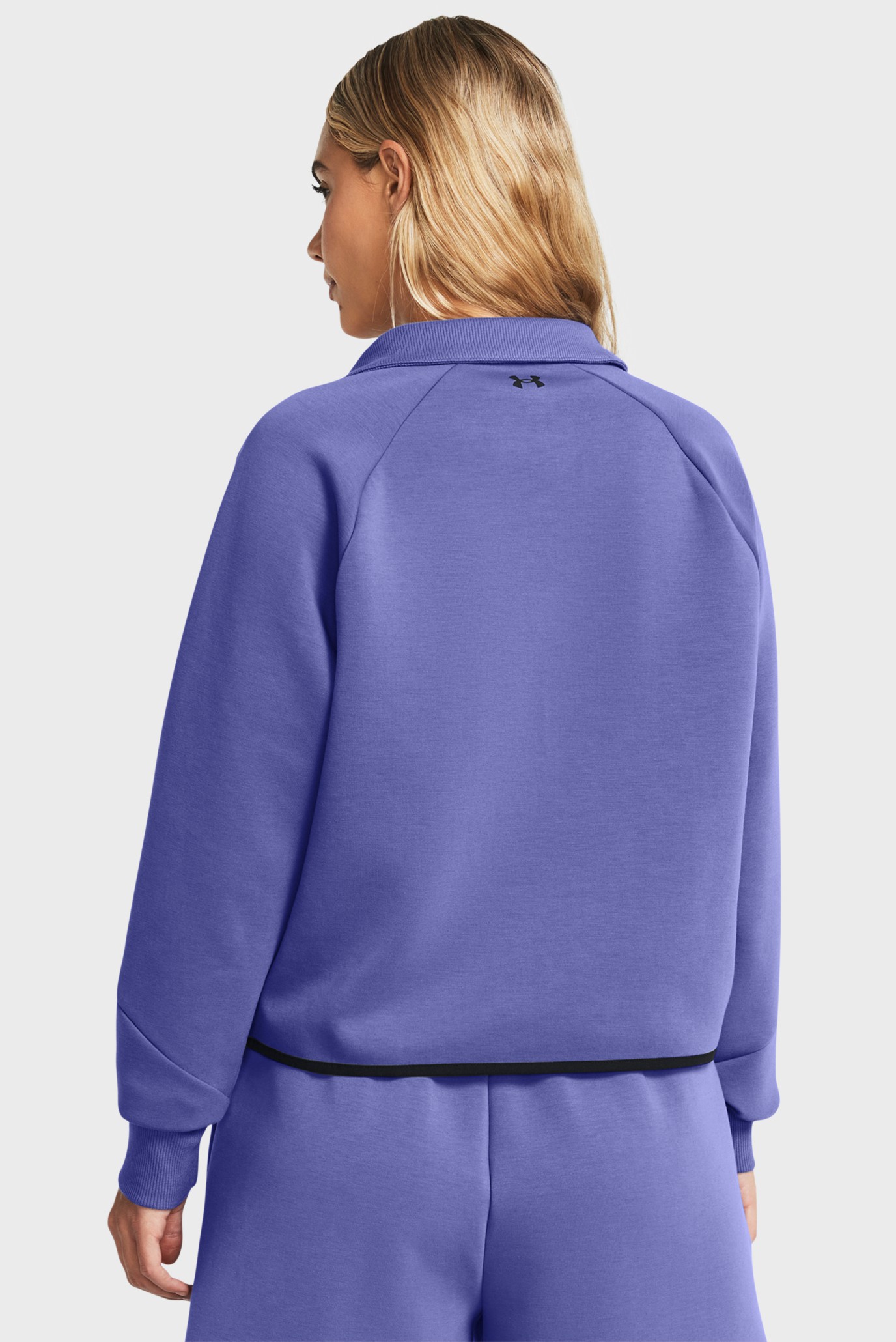 Женская фиолетовая спортивная кофта Unstoppable Flc Rugby Crop 3