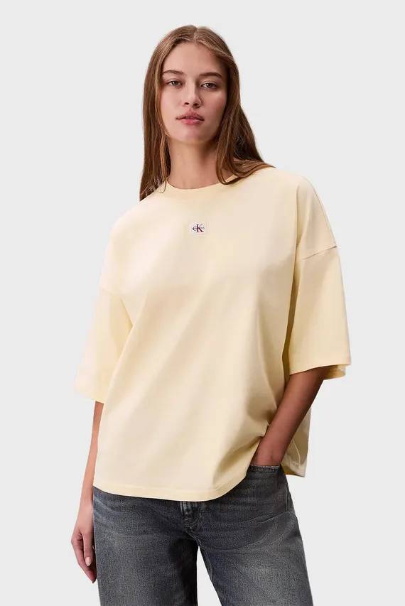 Футболка SS WOVEN LABEL OVERSIZED TEE Calvin Klein Jeans