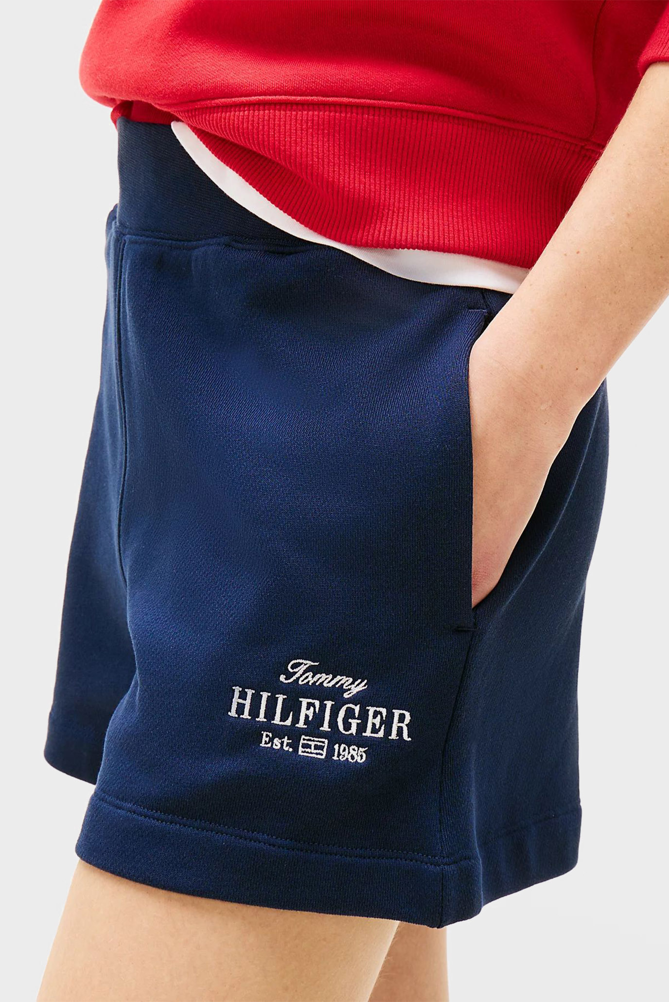 Женские темно-синие шорты REGTommy Hilfiger Женские темно-синие шорты REG 4