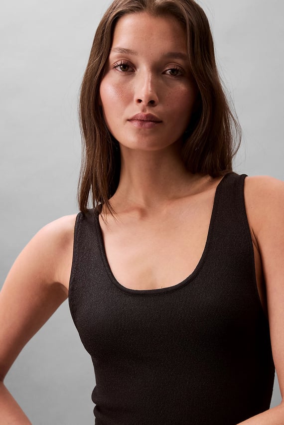 Платье Novelty Sheen Cross Back Dress