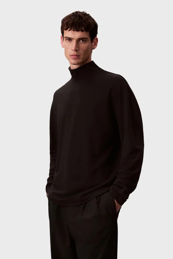 Лонгслив LS COMPRESSION KNIT ROLLNECK TEE Calvin Klein