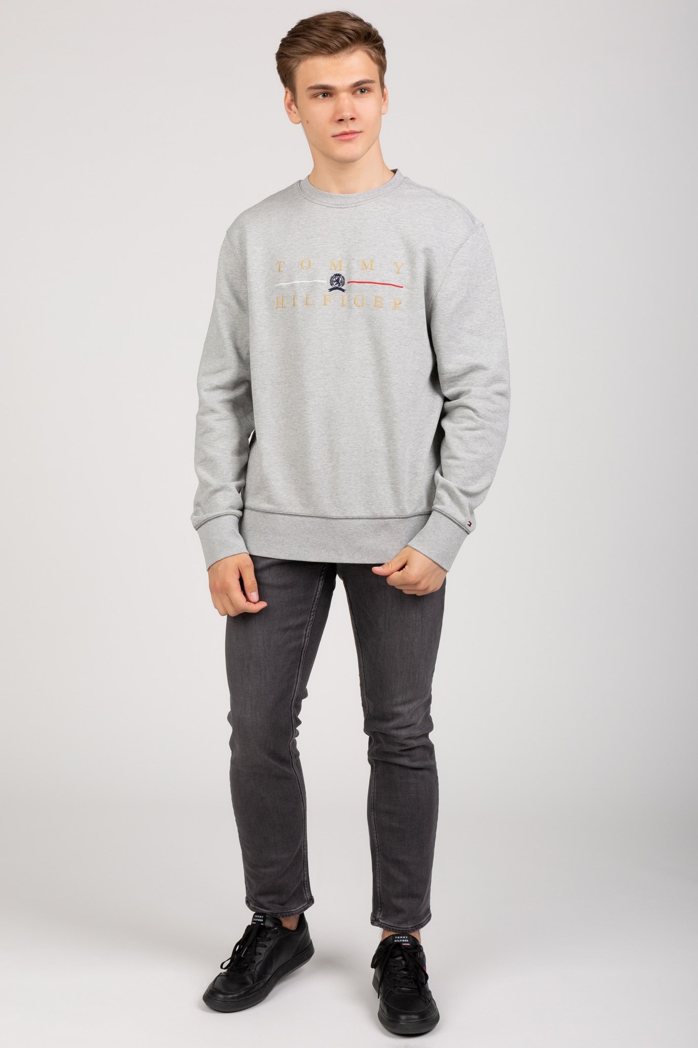 Свитшот WCC ICON CREST HEATHER CREWNECK Tommy Hilfiger MW0MW22354 — FR Group