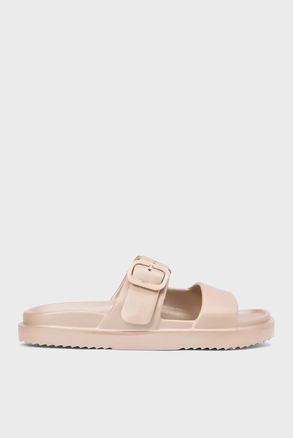 Слайдеры TH DOUBLE STRAP SANDAL PEARL Tommy Hilfiger