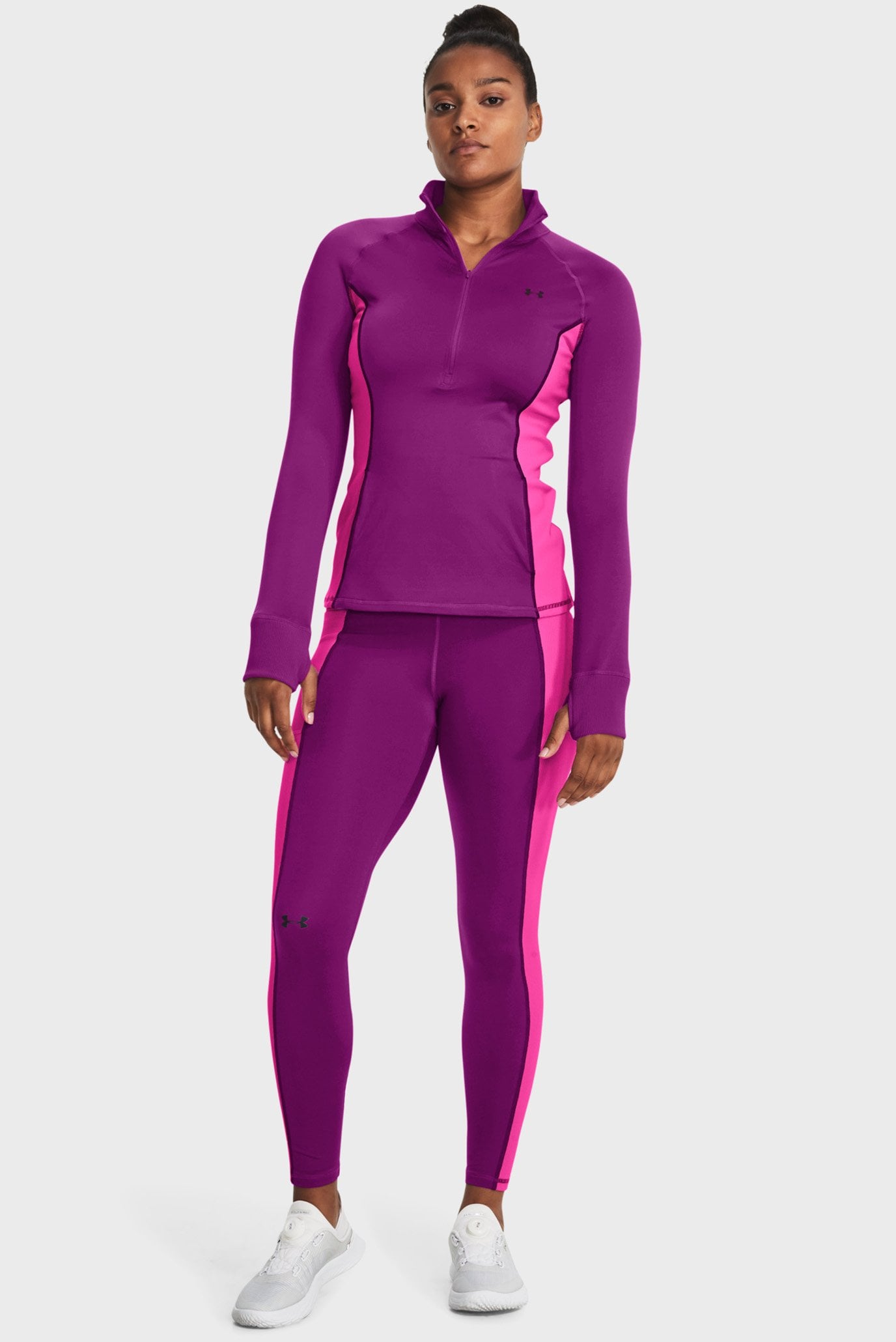 Женская фиолетовая спортивная кофта UA Train CW 1 2 Zip 2