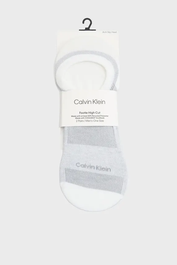 Следы CK MEN FOOTIE HC 2P SUMMER RIB Calvin Klein