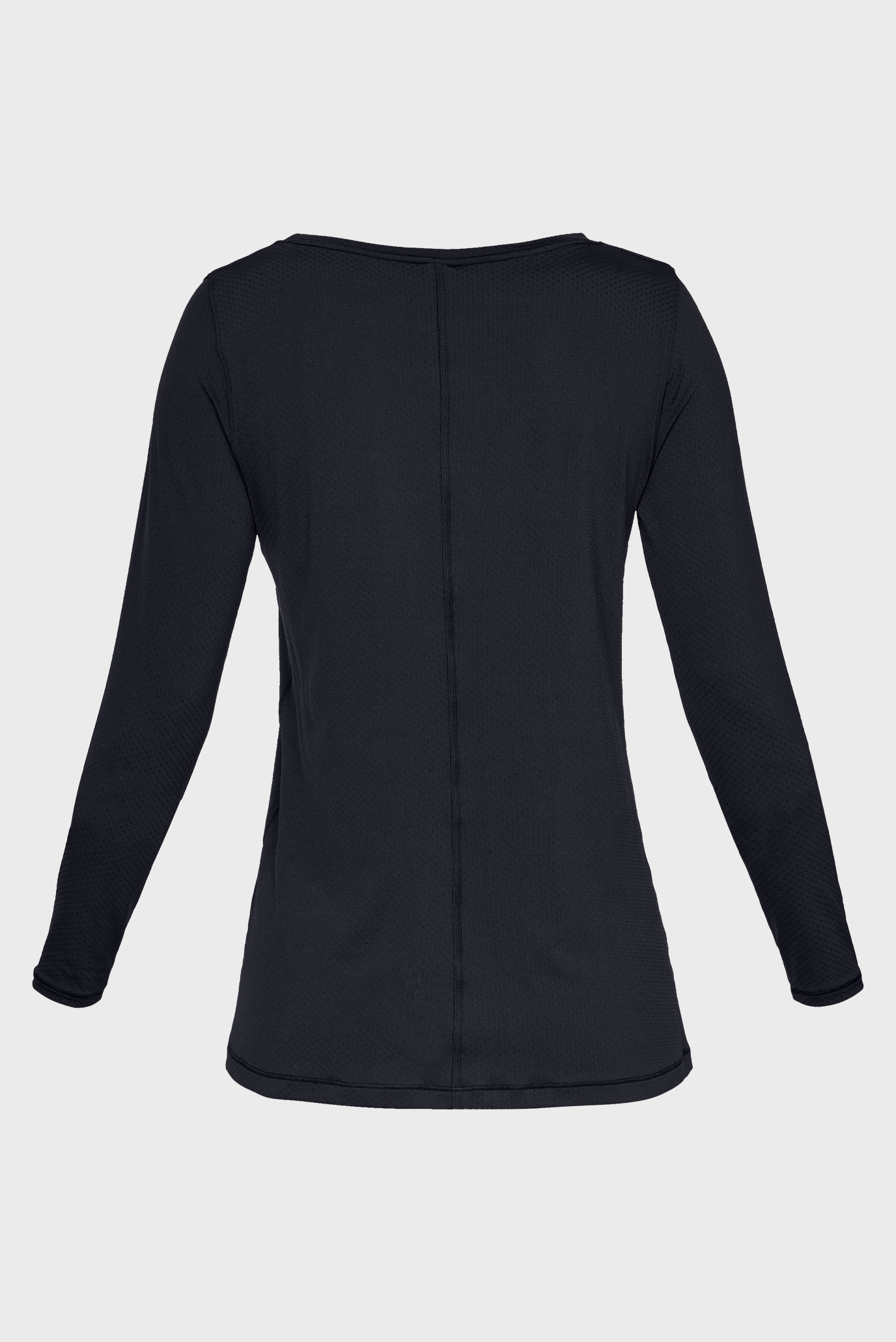 Женский черный лонгслив UA HG Armour Long Sleeve 9