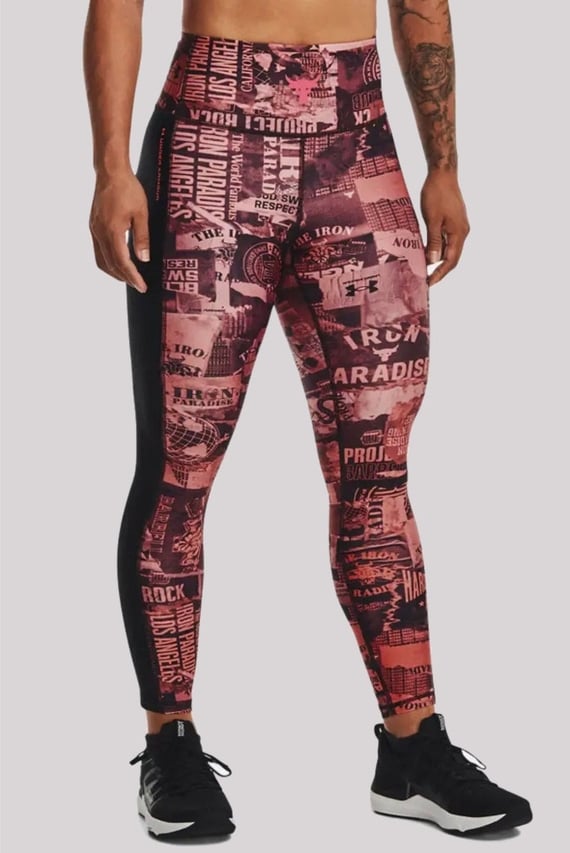 Легинсы UA Pjt Rck HG Ankle Lg Print