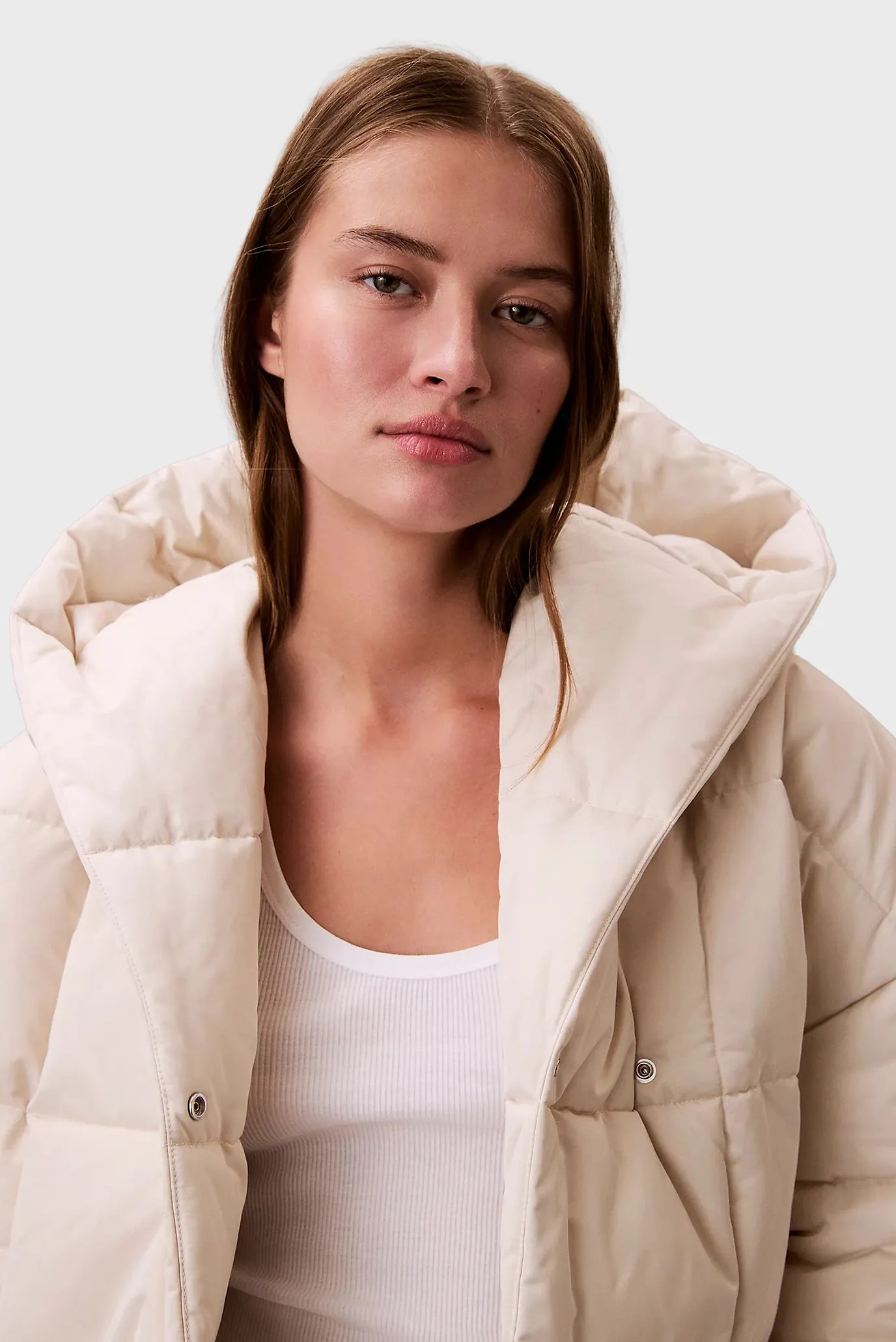 Куртка демисезонная MID WEIGHT SATIN SHORT WRAP PUFF 5