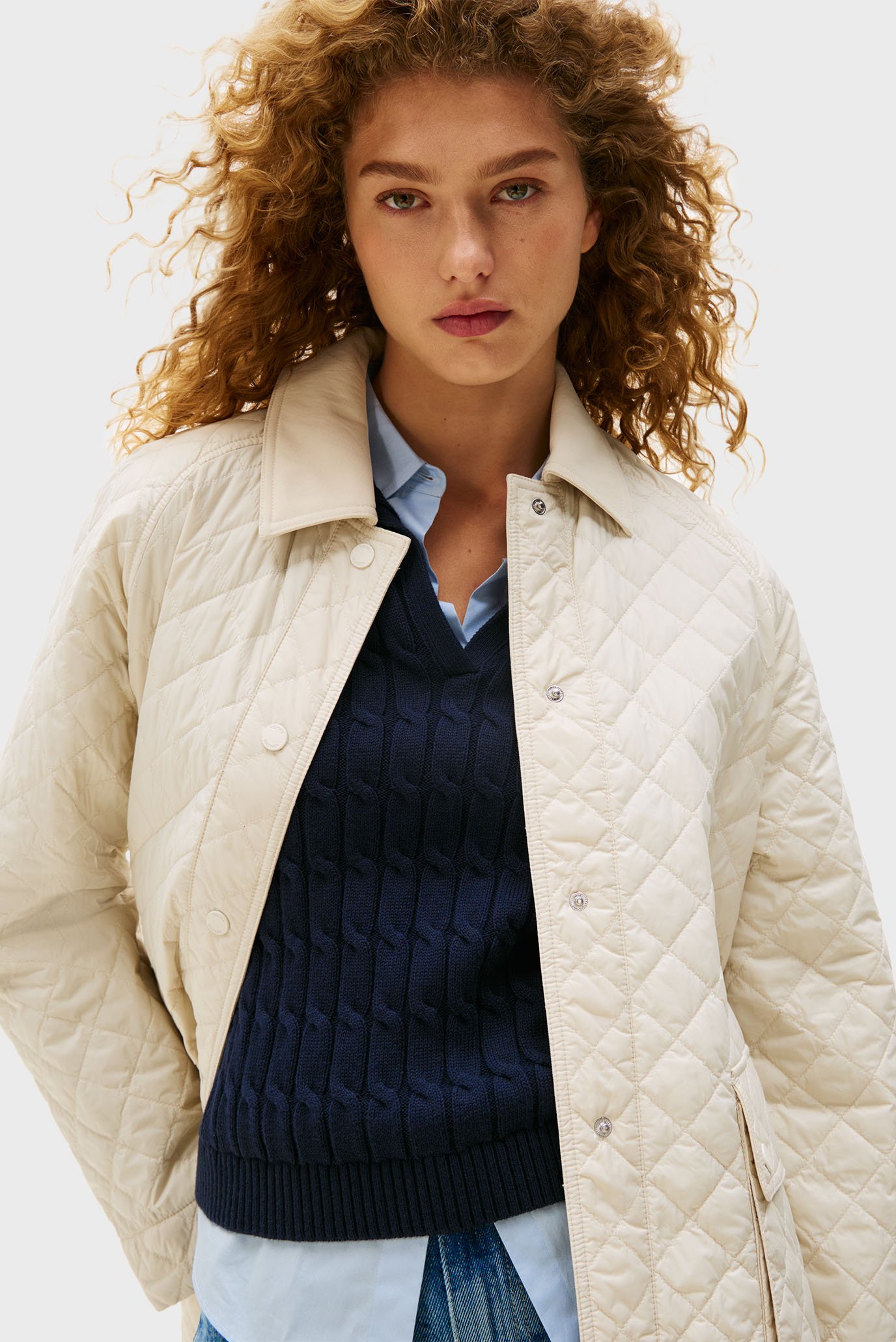 Куртка демисезонная/PADDED NYLON REG QUILTED COAT 2