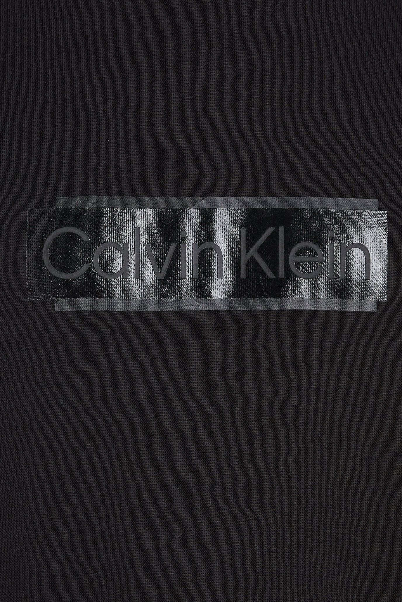 Мужской черный свитшот COTTON MODAL FESTIVE LOGO CREW 3