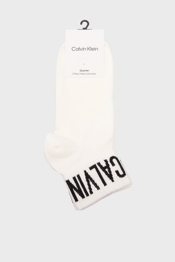 Носки CKJ MEN QUARTER 2P RIBBON LOGO Calvin Klein Jeans Носки CKJ MEN QUARTER 2P RIBBON LOGO Calvin Klein Jeans