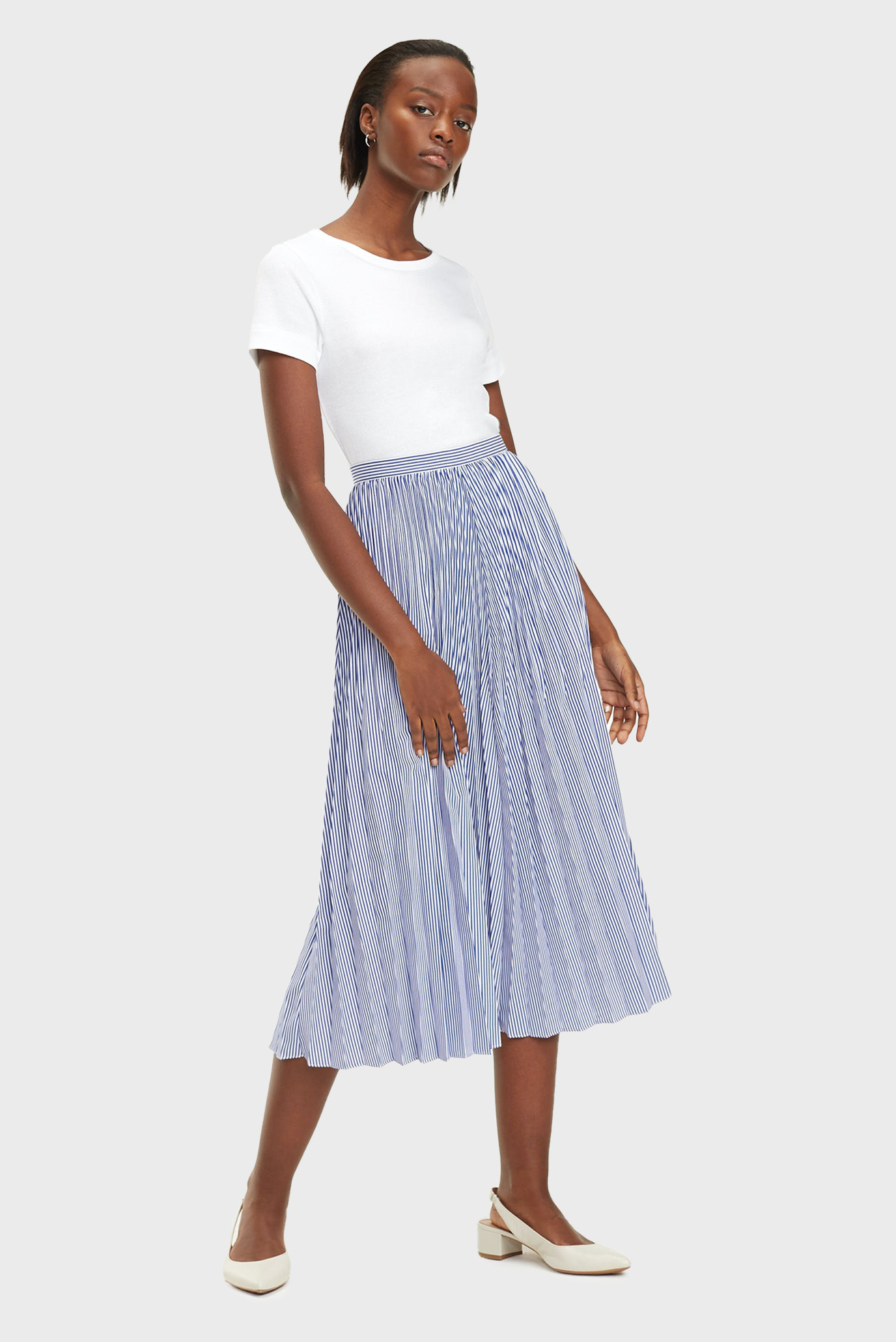 Женская синяя плиссированная юбка DAISY 7