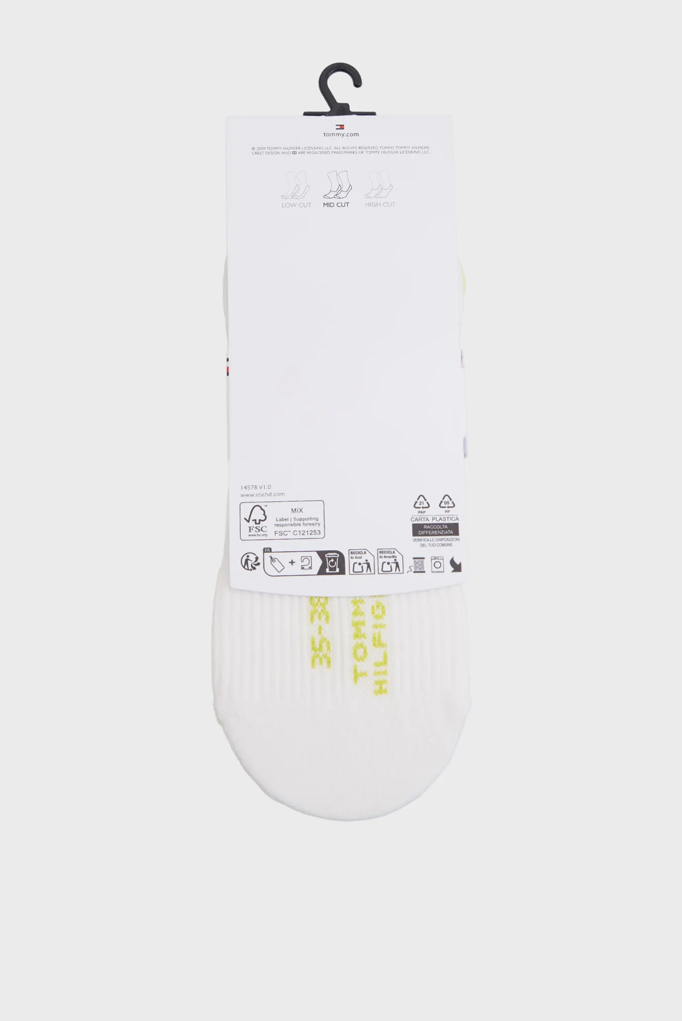 Следы TH WOMEN FOOTIE MC 2P REFINED MON 3