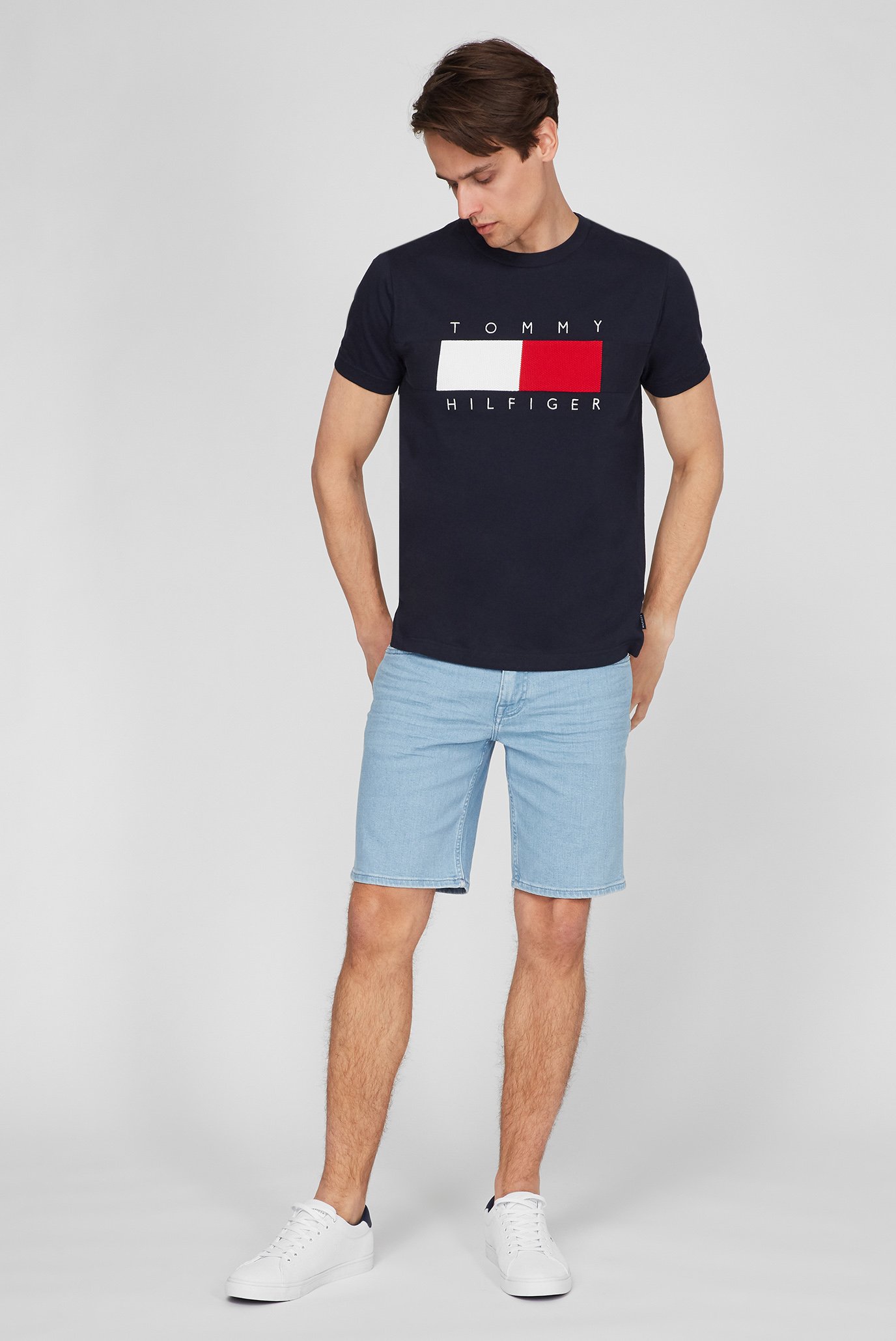 Мужские голубые джинсовые шорты BROOKLYN 5PKT MONTANATommy Hilfiger Мужские голубые джинсовые шорты BROOKLYN 5PKT MONTANA 7